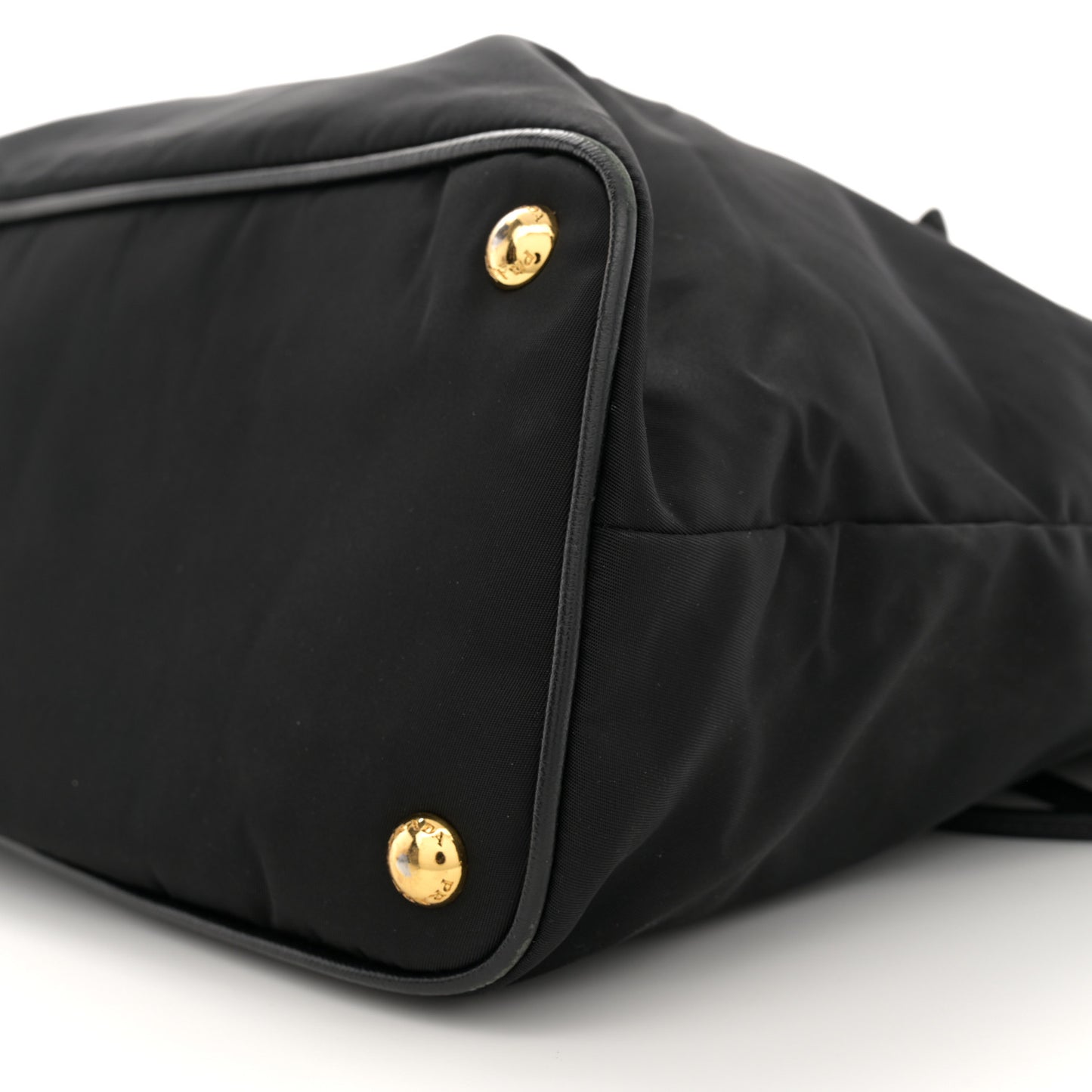 Tessuto Nylon Saffiano Tote Black