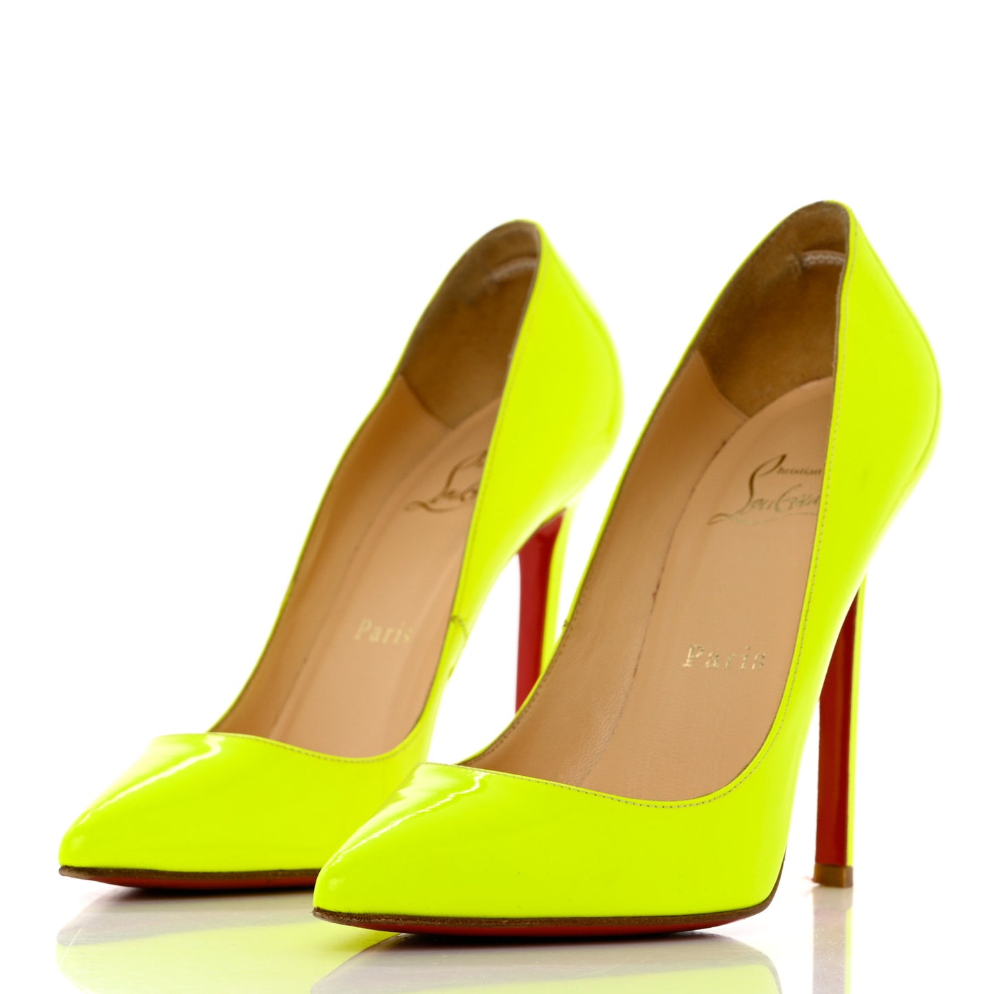 Patent Pigalle 120 Pumps 35 Fluo Yellow