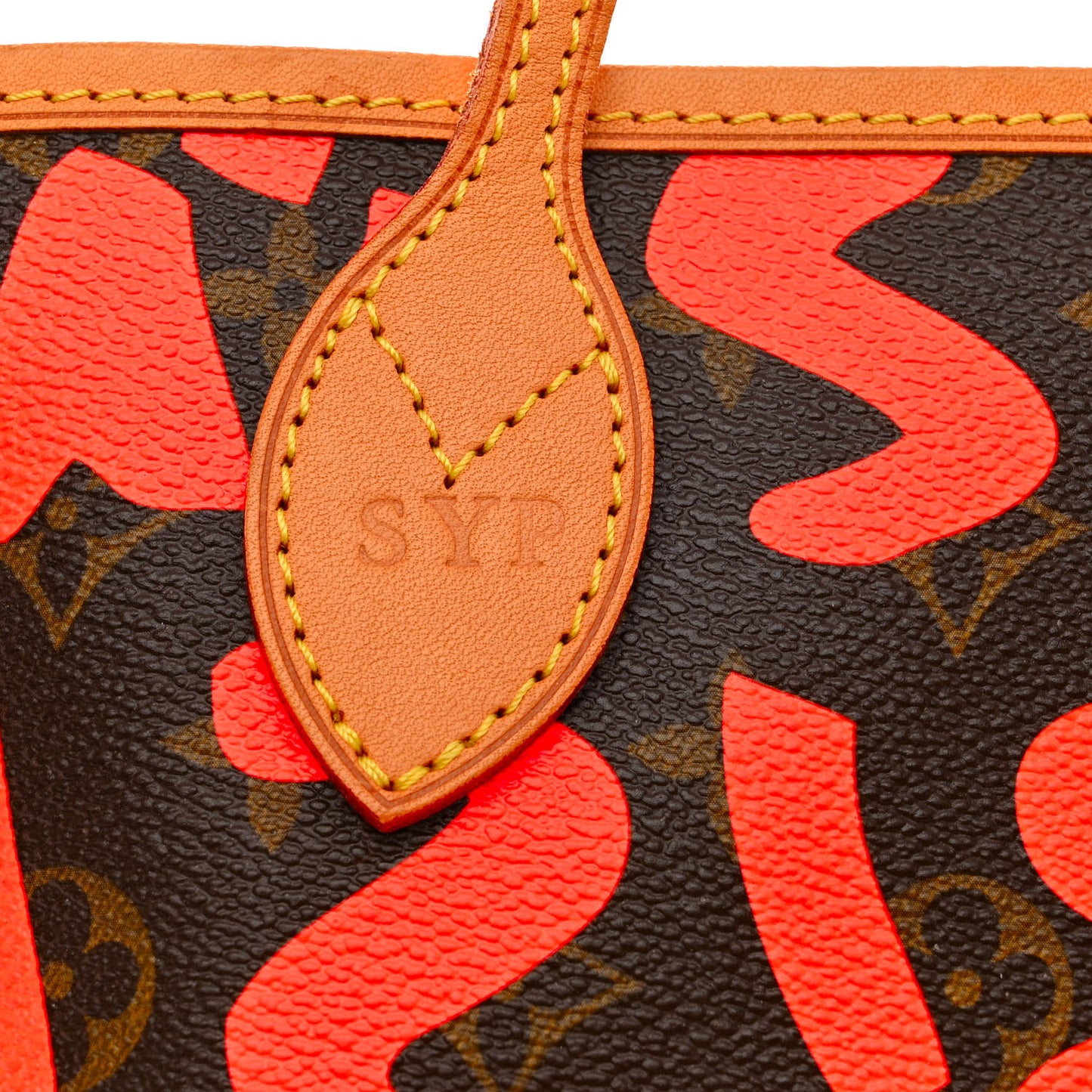 Monogram Graffiti Neverfull GM Orange