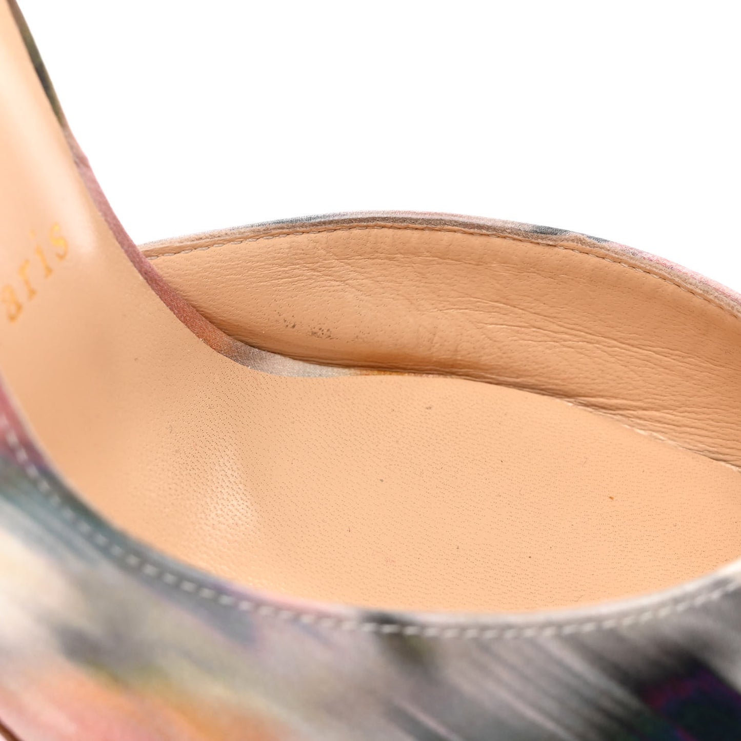 Satin Impressioniste Iriza 100 Pumps 39.5 Multicolor