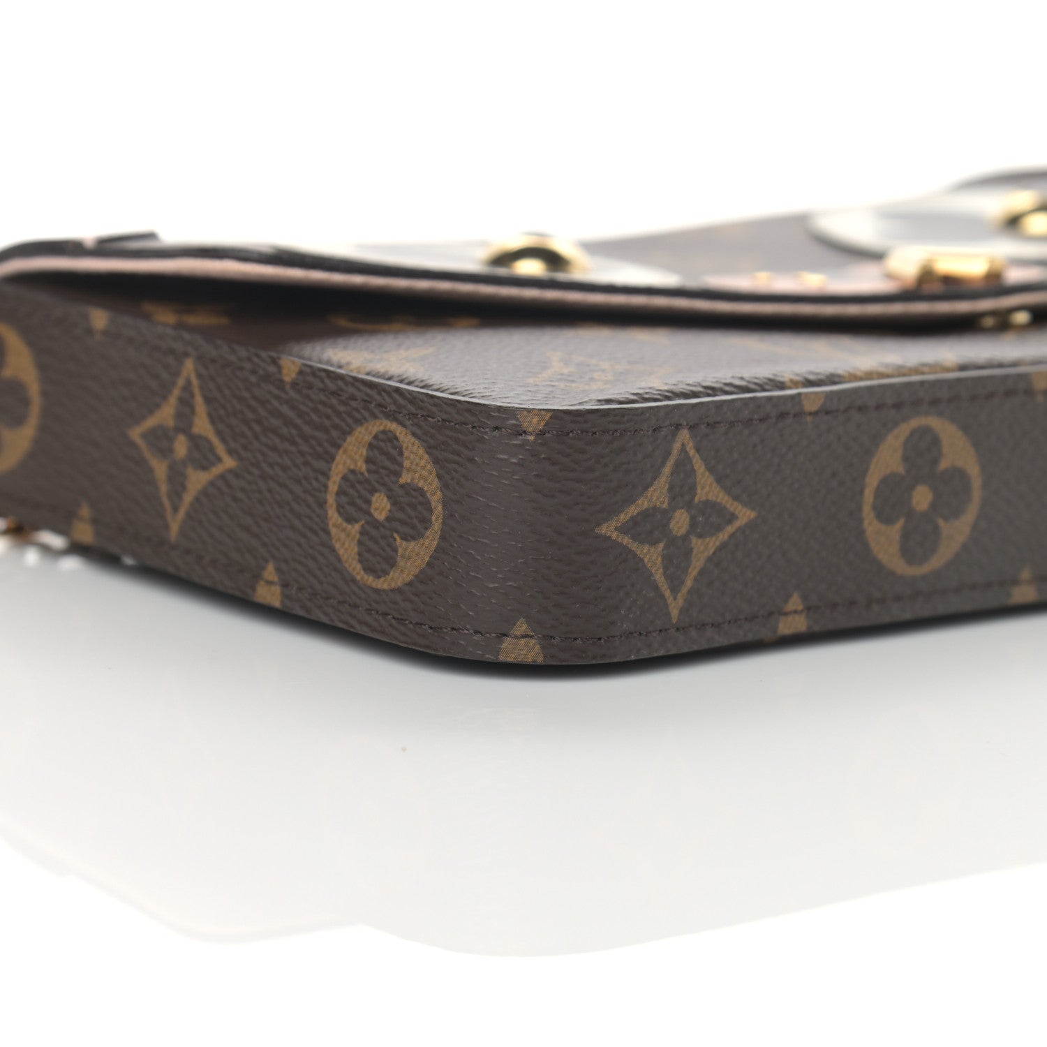 Louis Vuitton Monogram Valentine Dog Pochette Felicie Chain Wallet 11 of 15