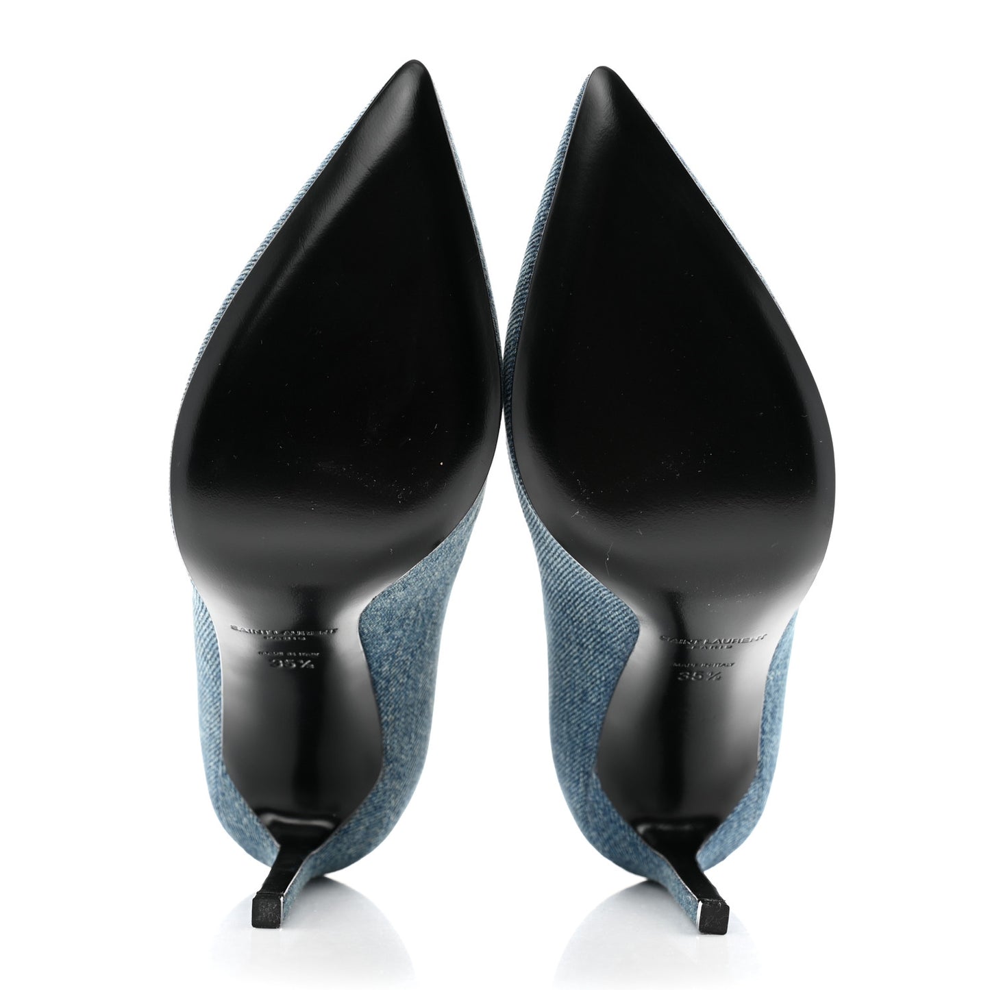 Denim Classic Paris Escarpin V 105 Skinny Pumps 35.5 Light Blue