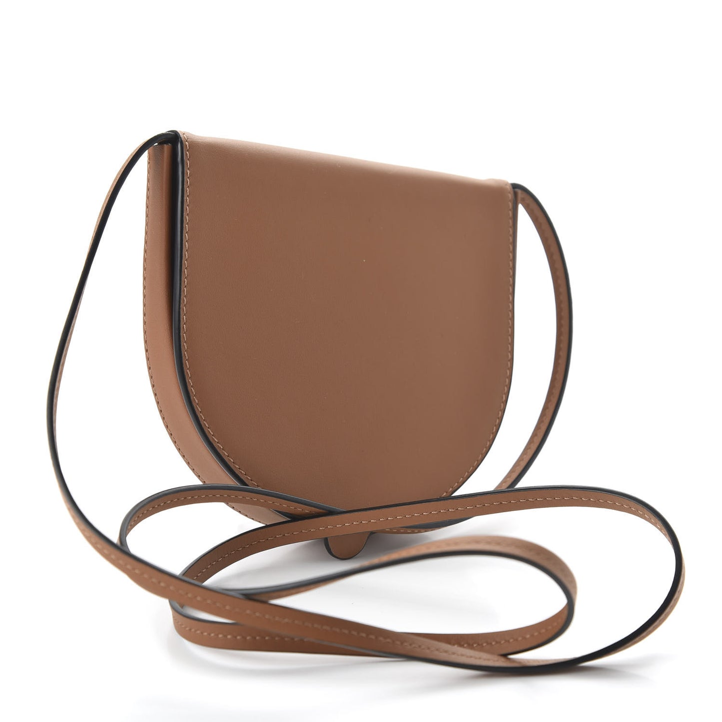 Soft Calfskin Small Heel Bag Tan