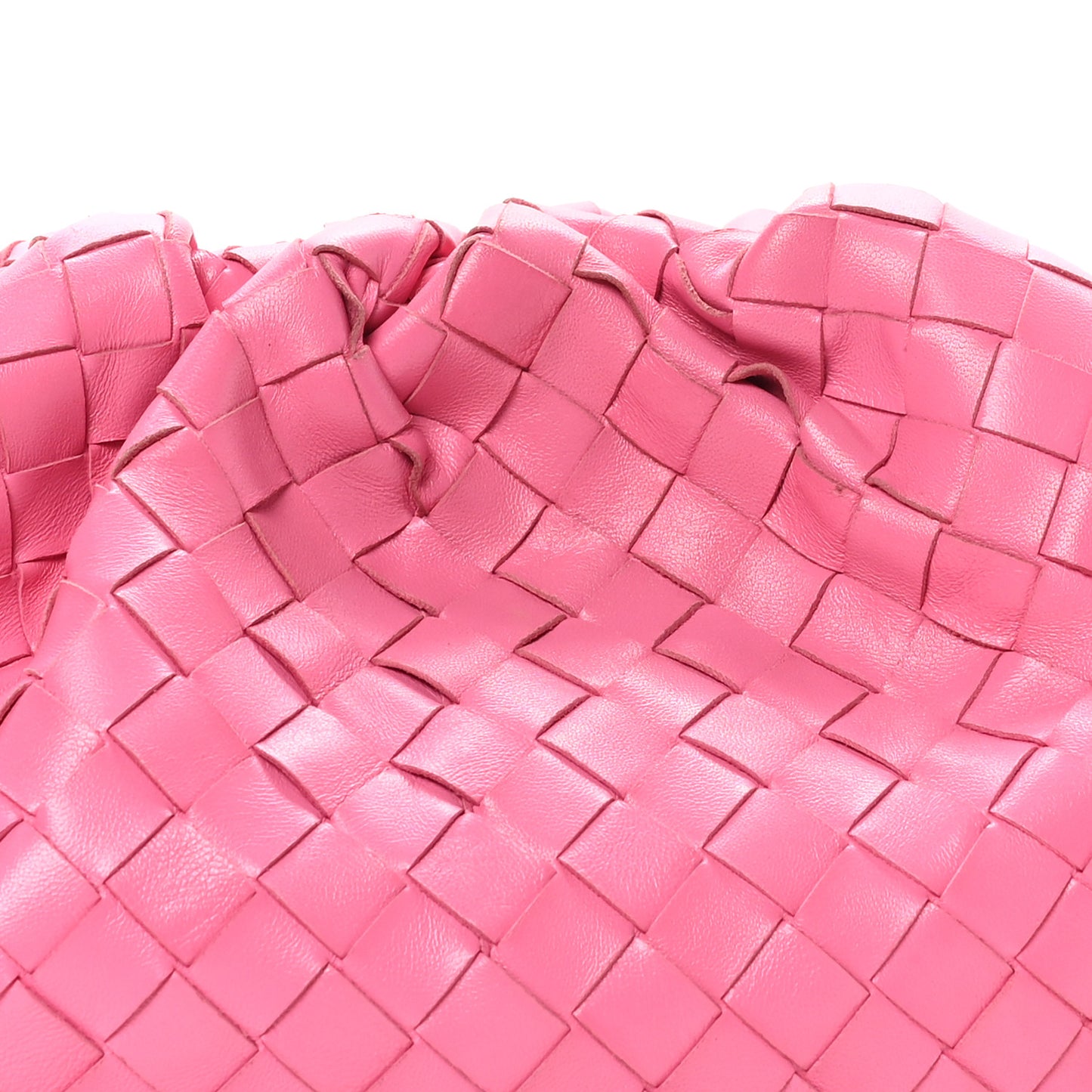 Nappa Maxi Intrecciato The Pouch Oversized Clutch Pink