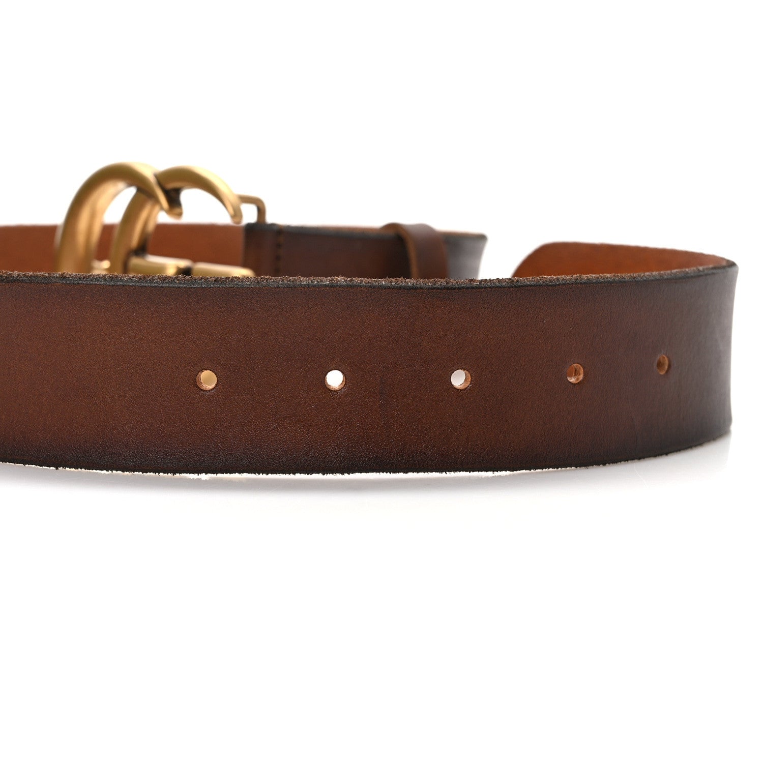 Gucci Faded Calfskin Double G 40mm Belt 70 28 Cuir 3 of 5