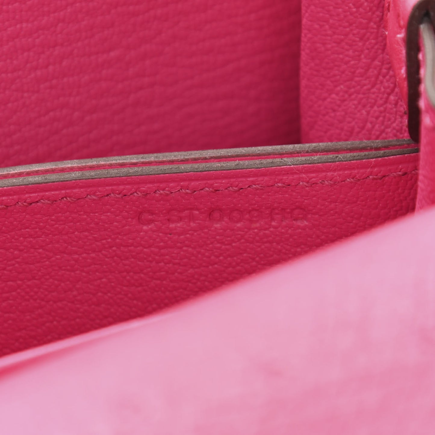 Ostrich Mini Sac Roulis Rose Pourpre