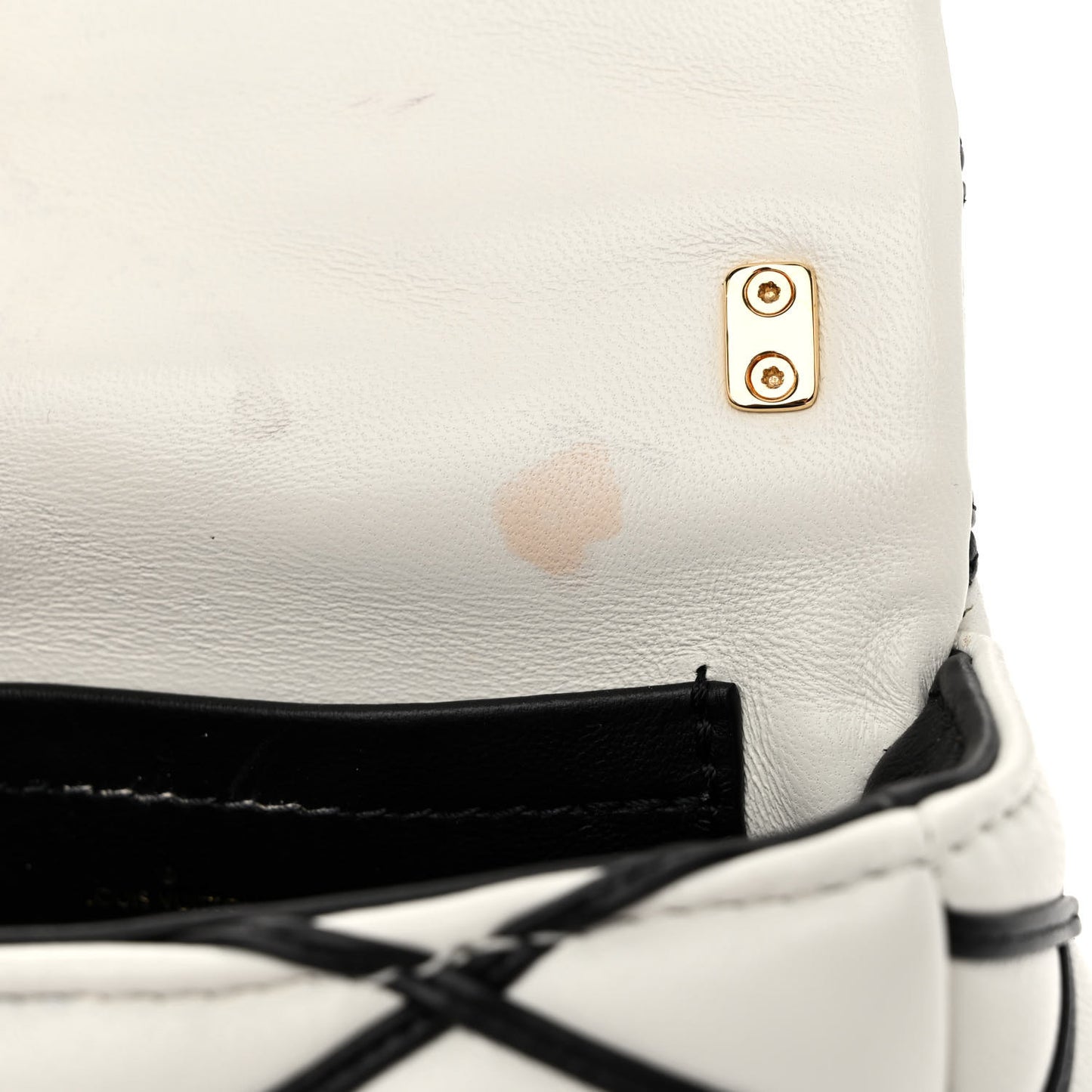 Lambskin Malletage Pico GO-14 White Black