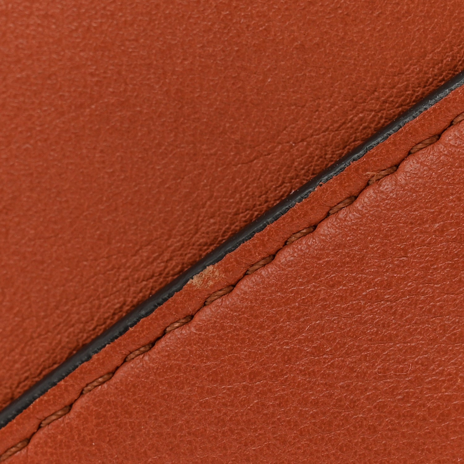 Celine Calfskin Medium Tri-Fold Bag Brick 11 of 13