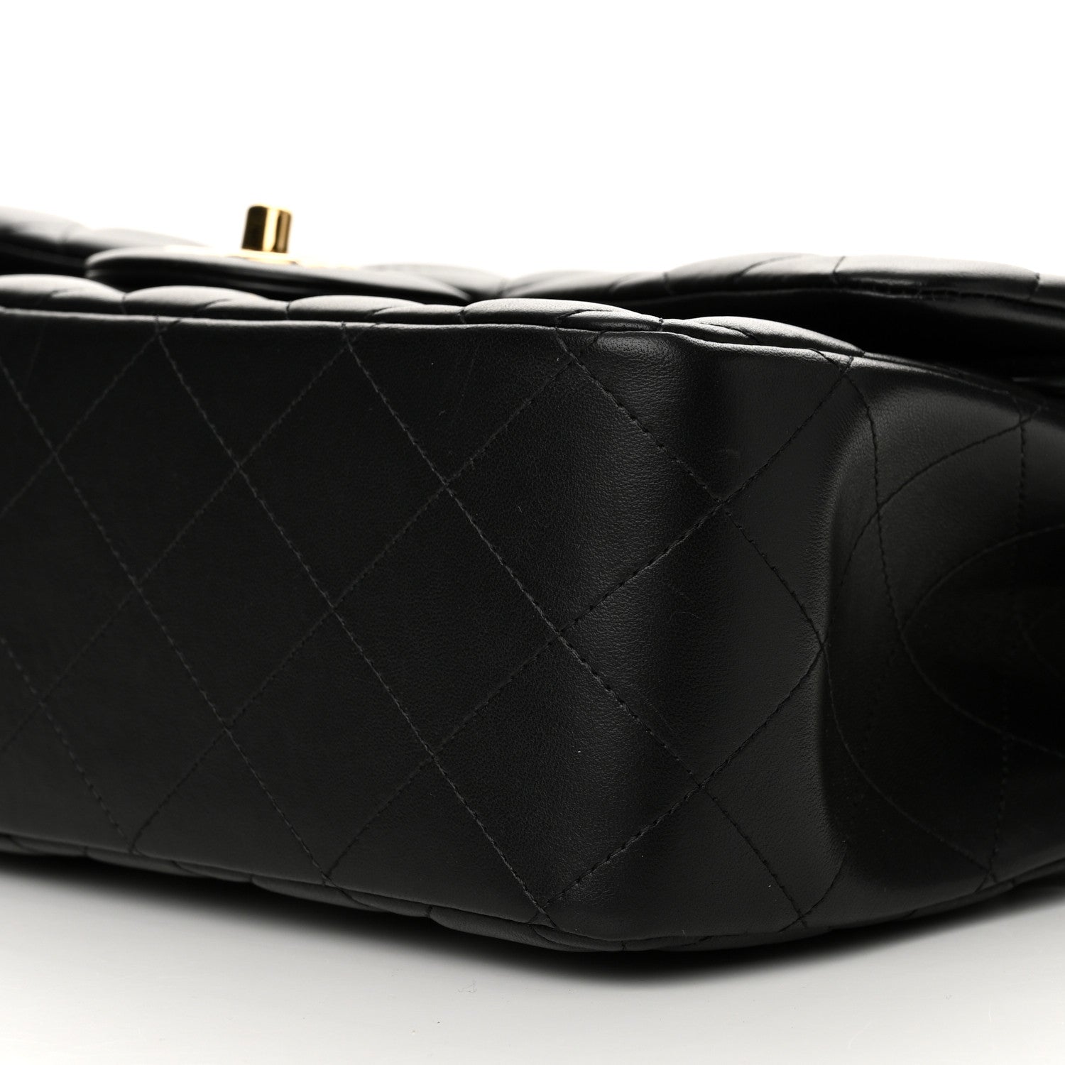 Chanel Lambskin Quilted Jumbo Double Flap Black 10 of 14