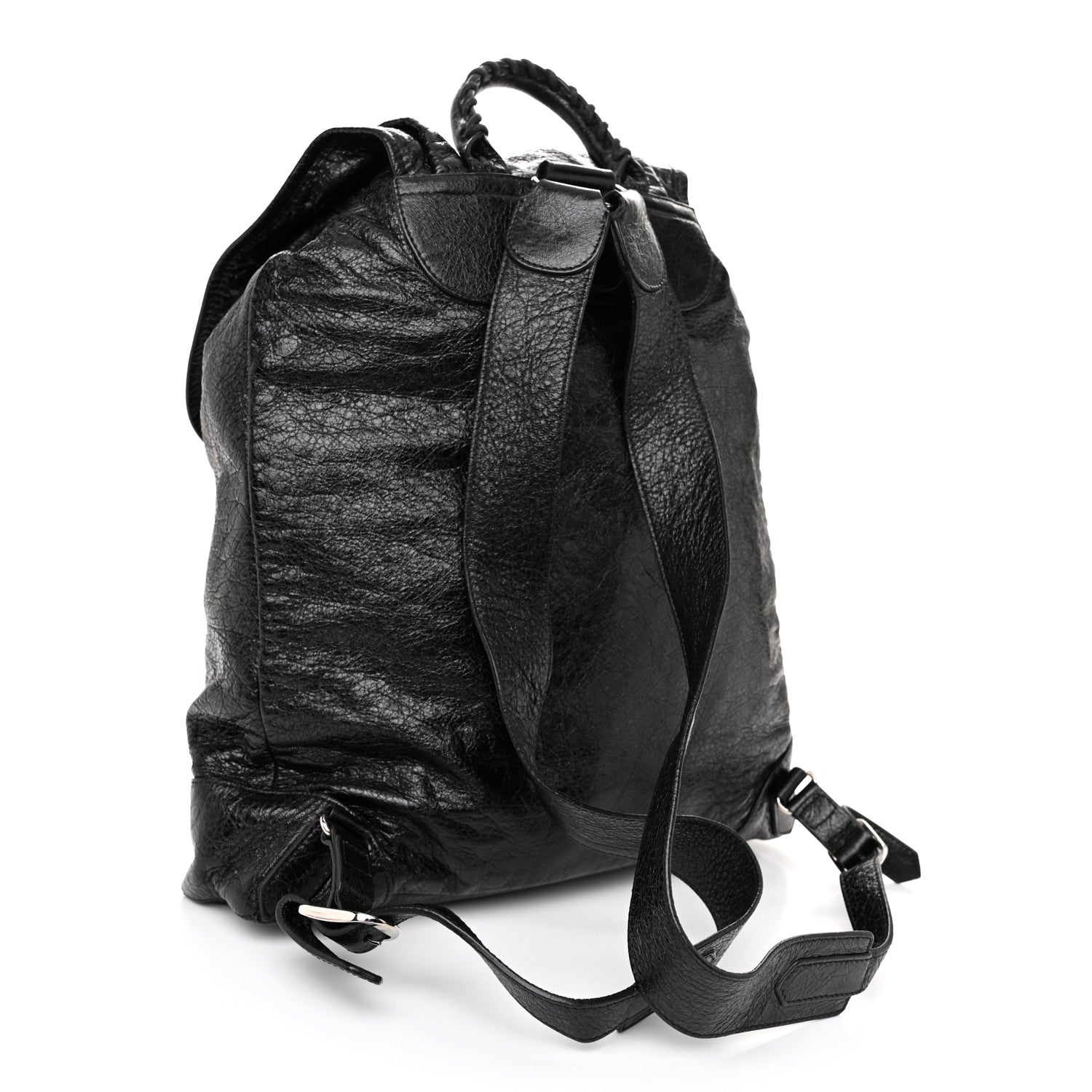 Balenciaga Agneau Classic Silver Hardware S Traveler Backpack Black 3 of 10