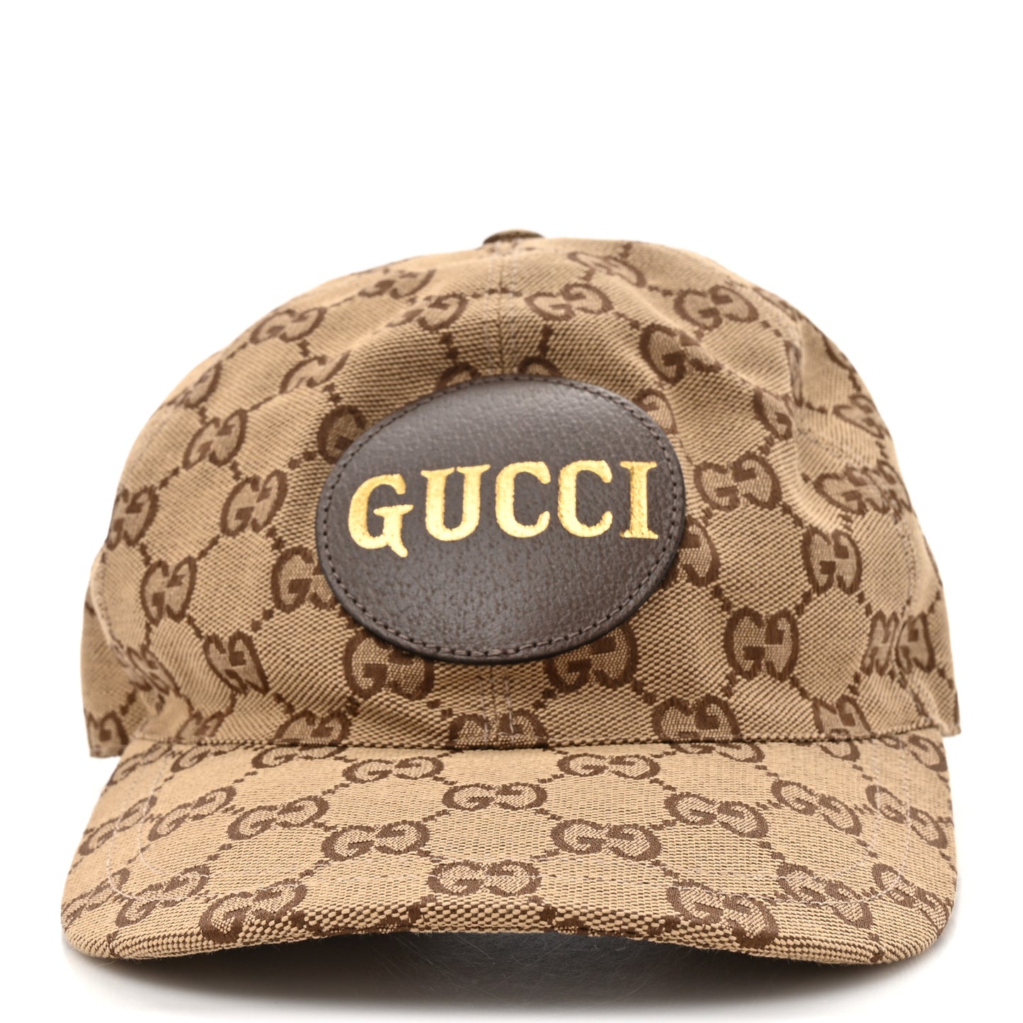 Monogram Textured Dollar Calfskin Zeno Baseball Hat XXL Beige