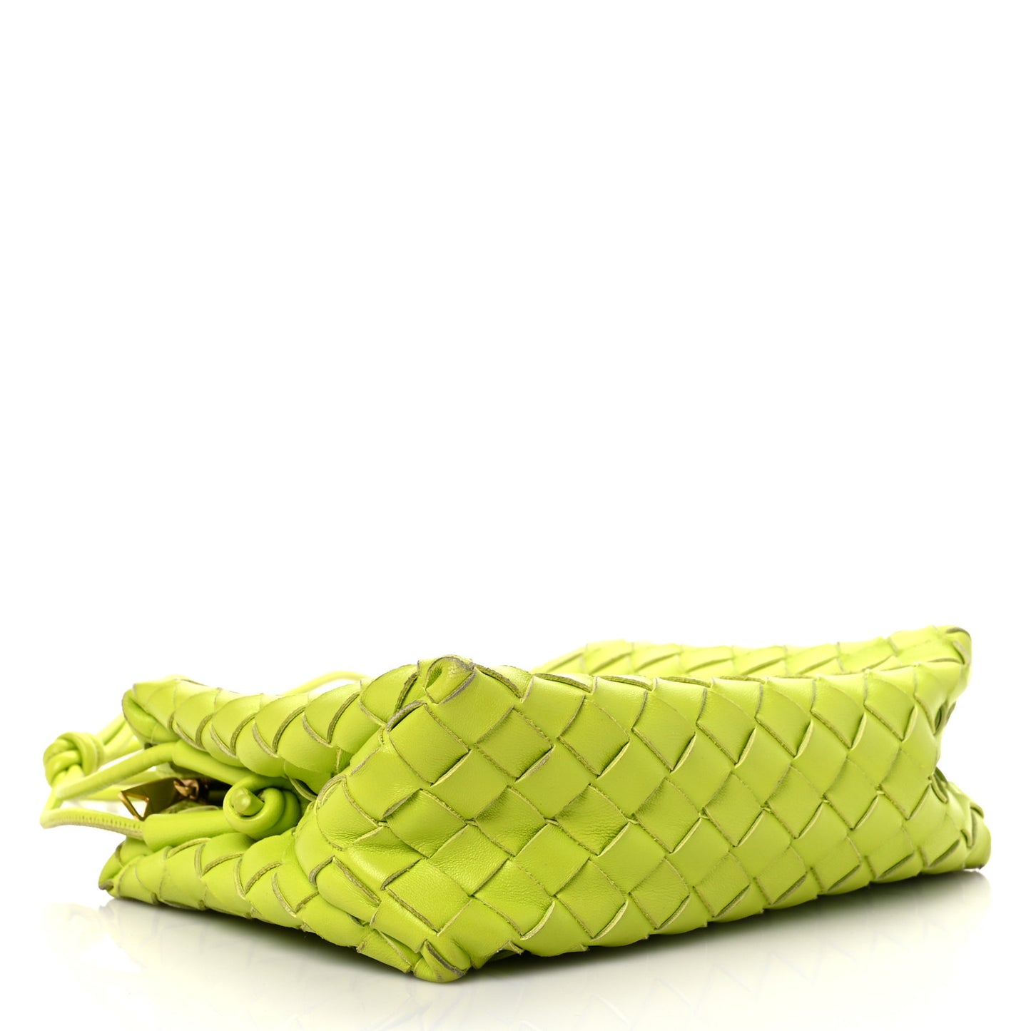 Nappa Intrecciato Small Loop Camera Bag Acid Kiwi
