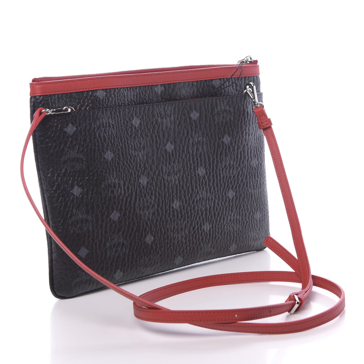 Visetos Crossbody Pouch Black Red