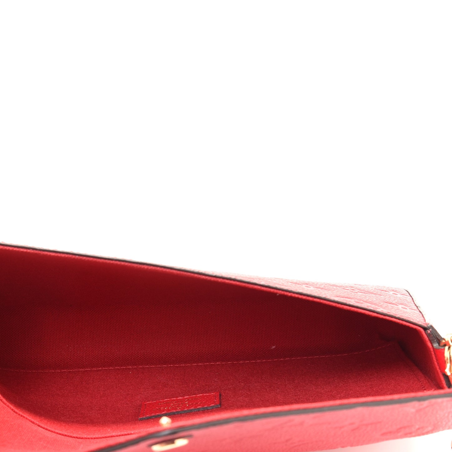 Empreinte Pochette Felicie Chain Wallet Scarlet