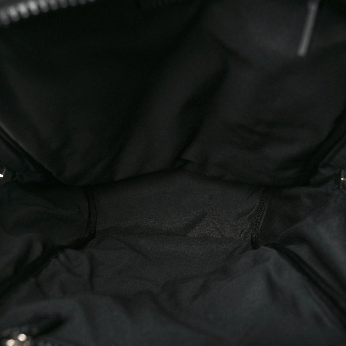 Nylon Monogram Slim Backpack Black