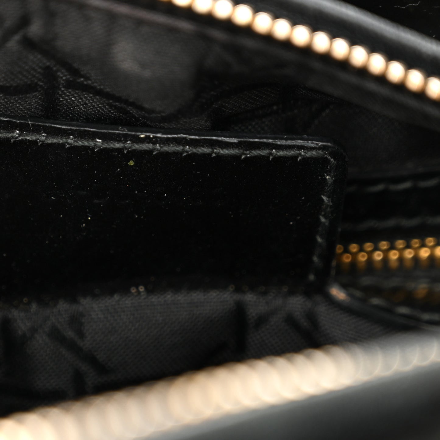 Patent Cannage Medium Lady Dior Black