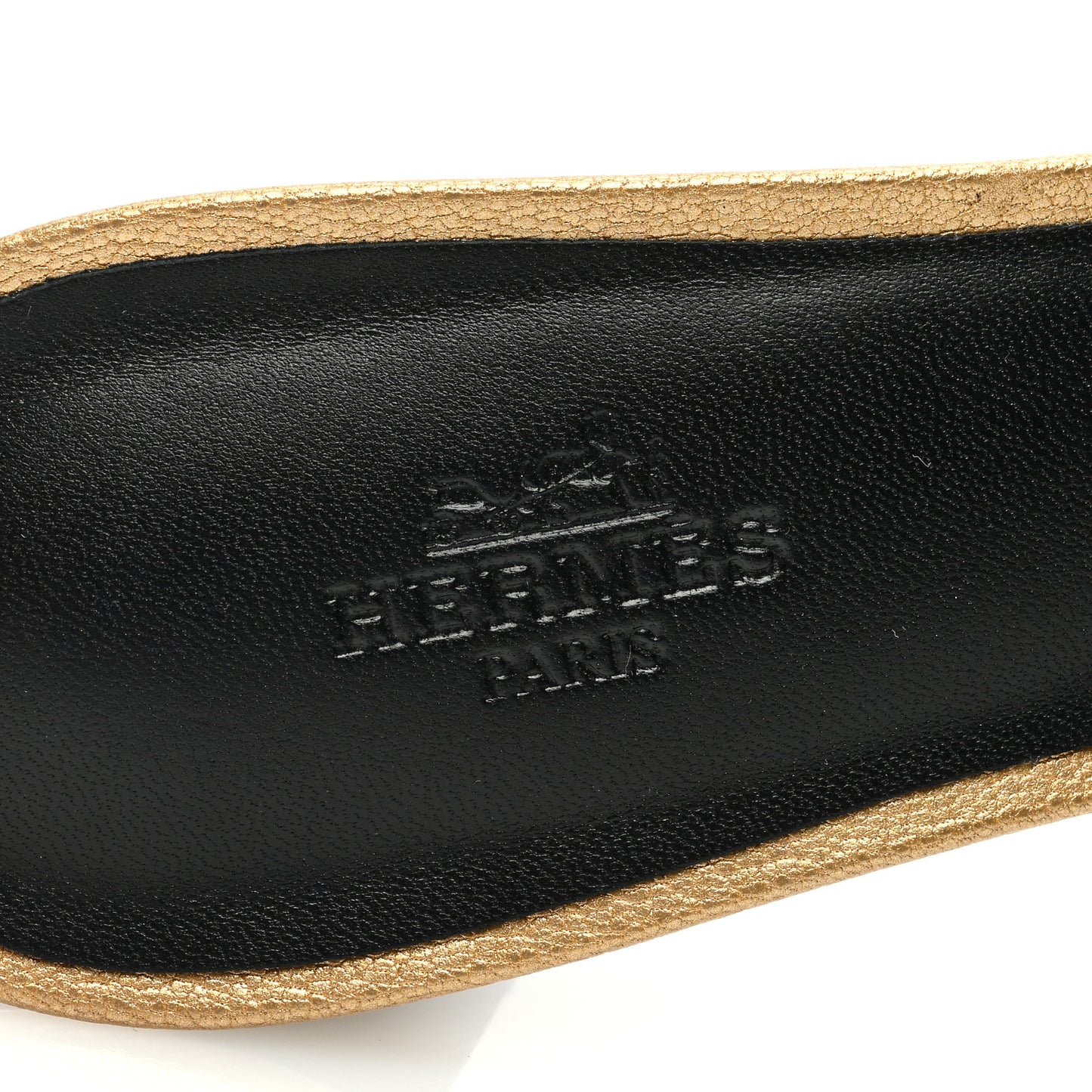 Metallic Goatskin Oasis Sandals 37 Dore