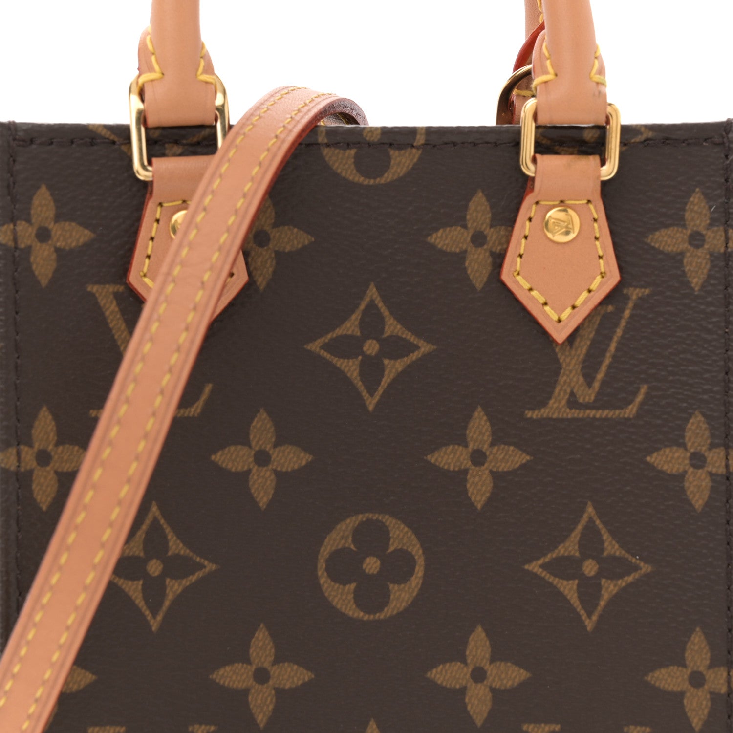 Louis Vuitton Monogram Petit Sac Plat 7 of 10