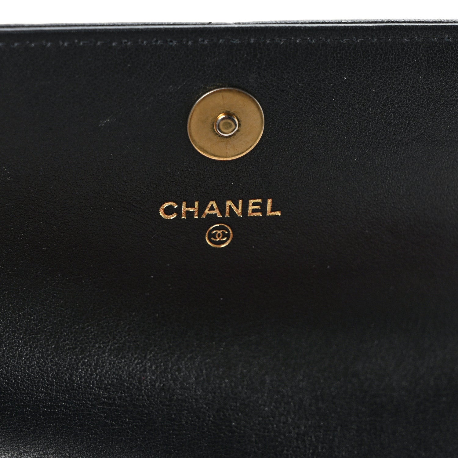 Chanel Lambskin Quilted Chanel 19 Flap Clutch Black 6 of 8