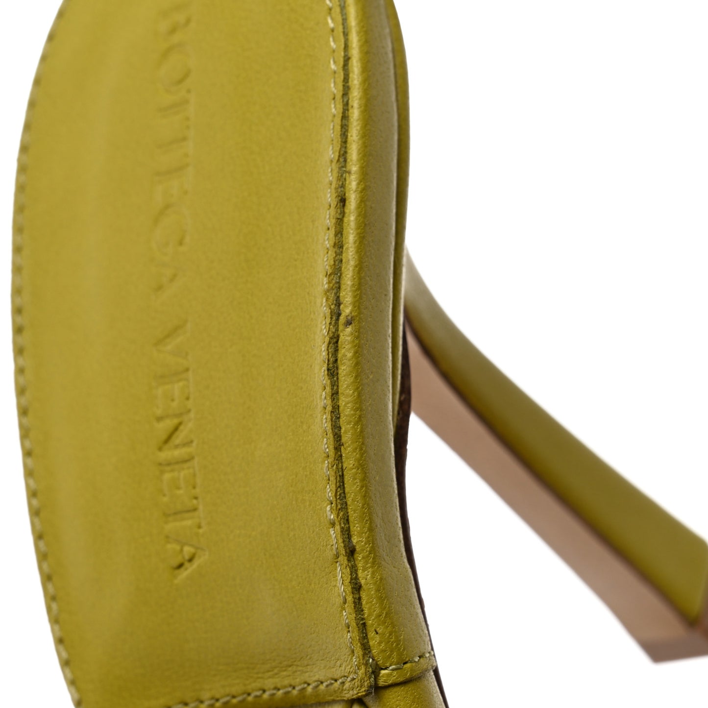 Nappa Maxi Intrecciato Lido 90mm Mule Sandals 35.5 Acid
