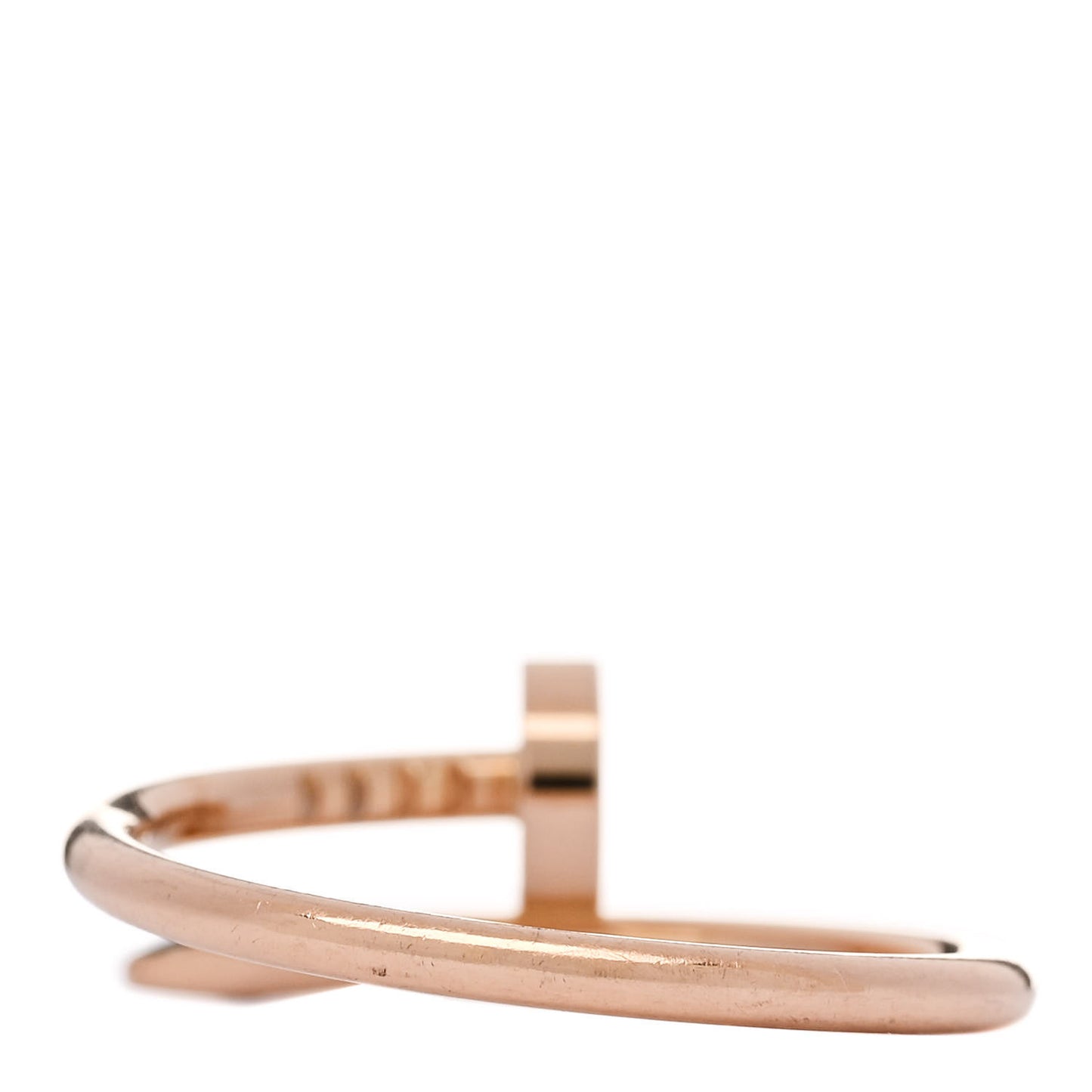 18K Pink Gold Small Juste Un Clou Ring 57 8