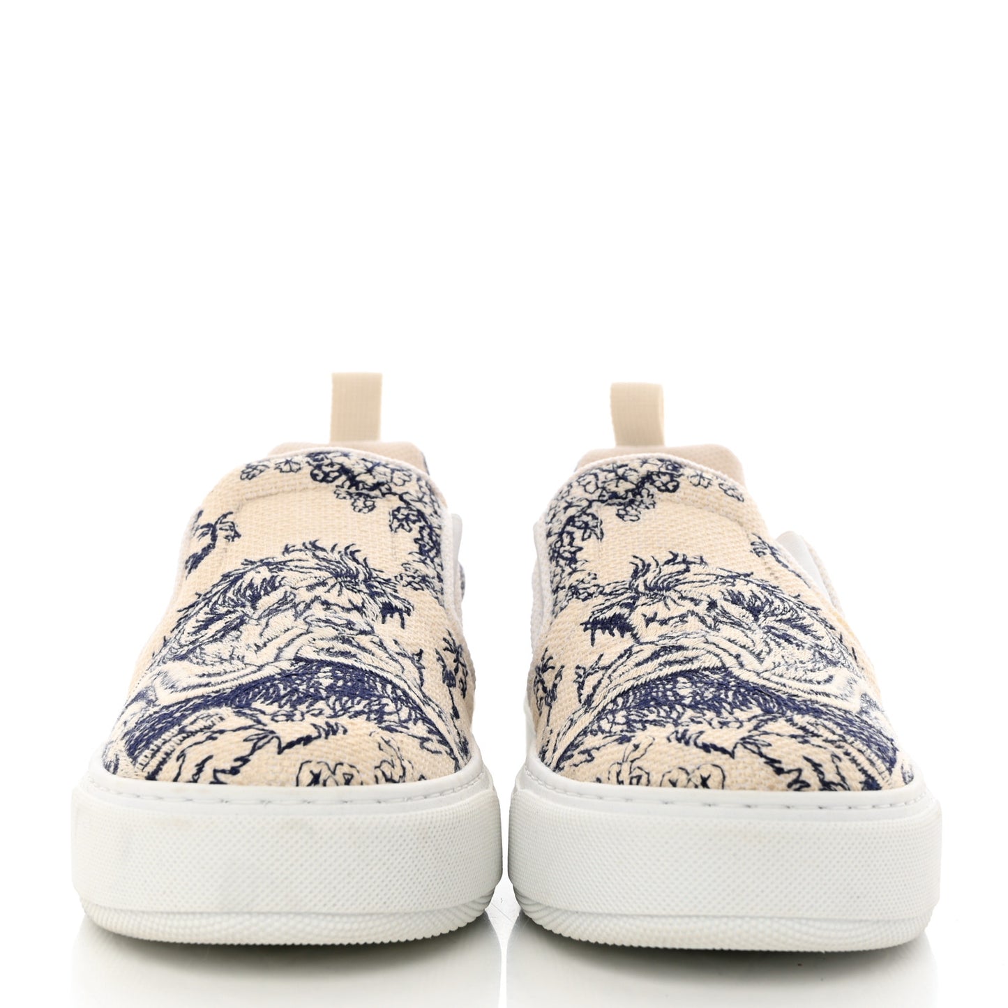 Dioriviera Toile De Jouy Womens Solar Slip On Sneakers 37.5 Blue