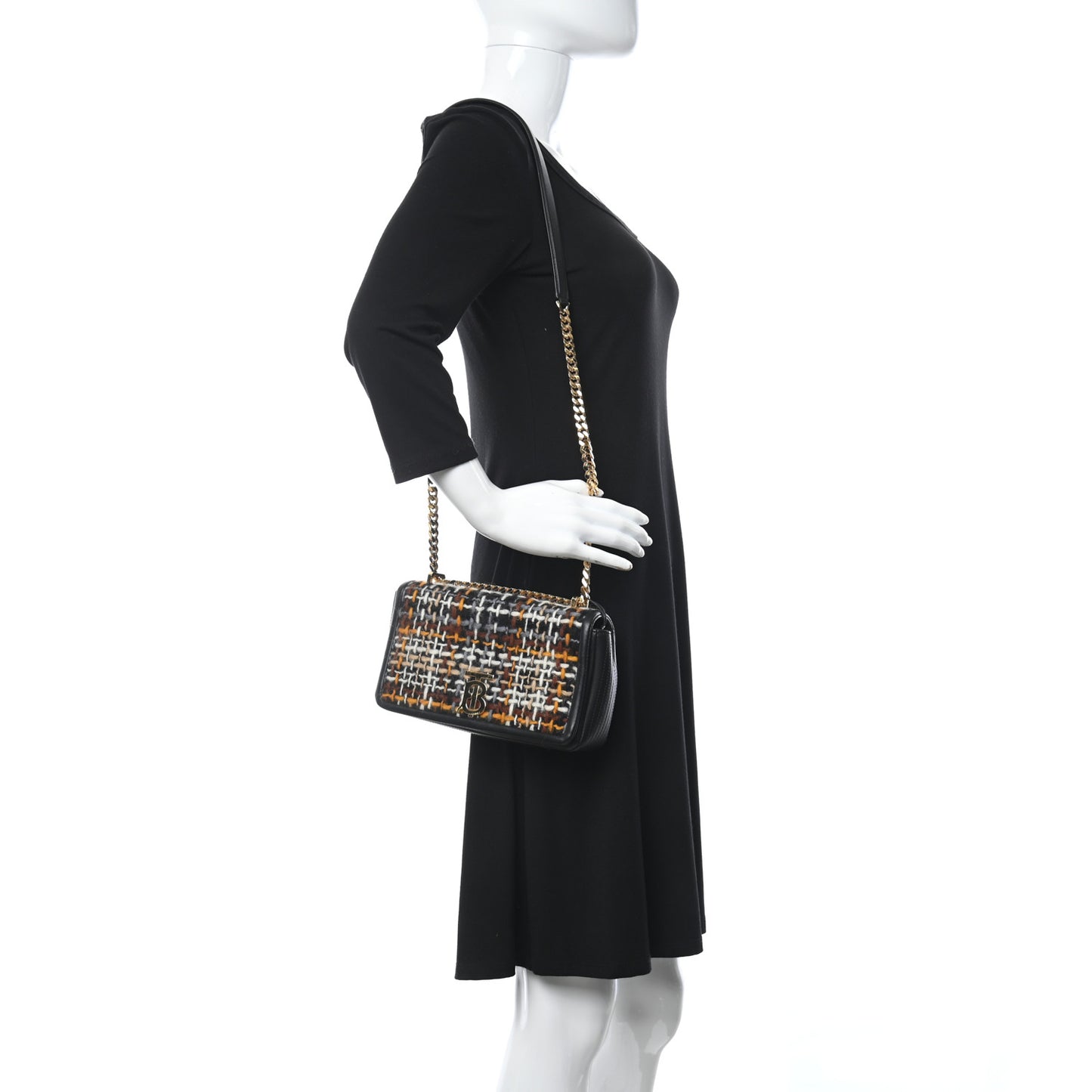 Tweed Lola Bag Black