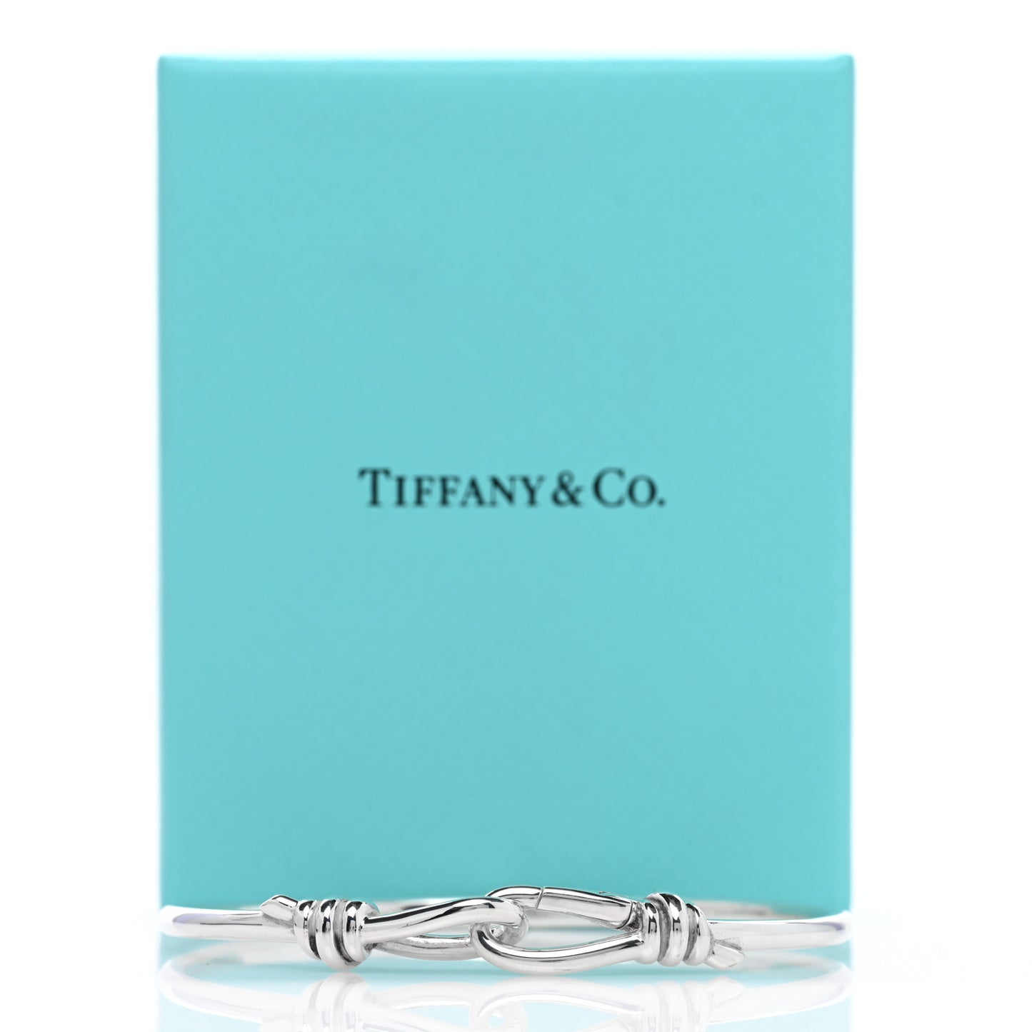 Sterling Silver Paloma Picasso Knot Hinged Bangle Bracelet