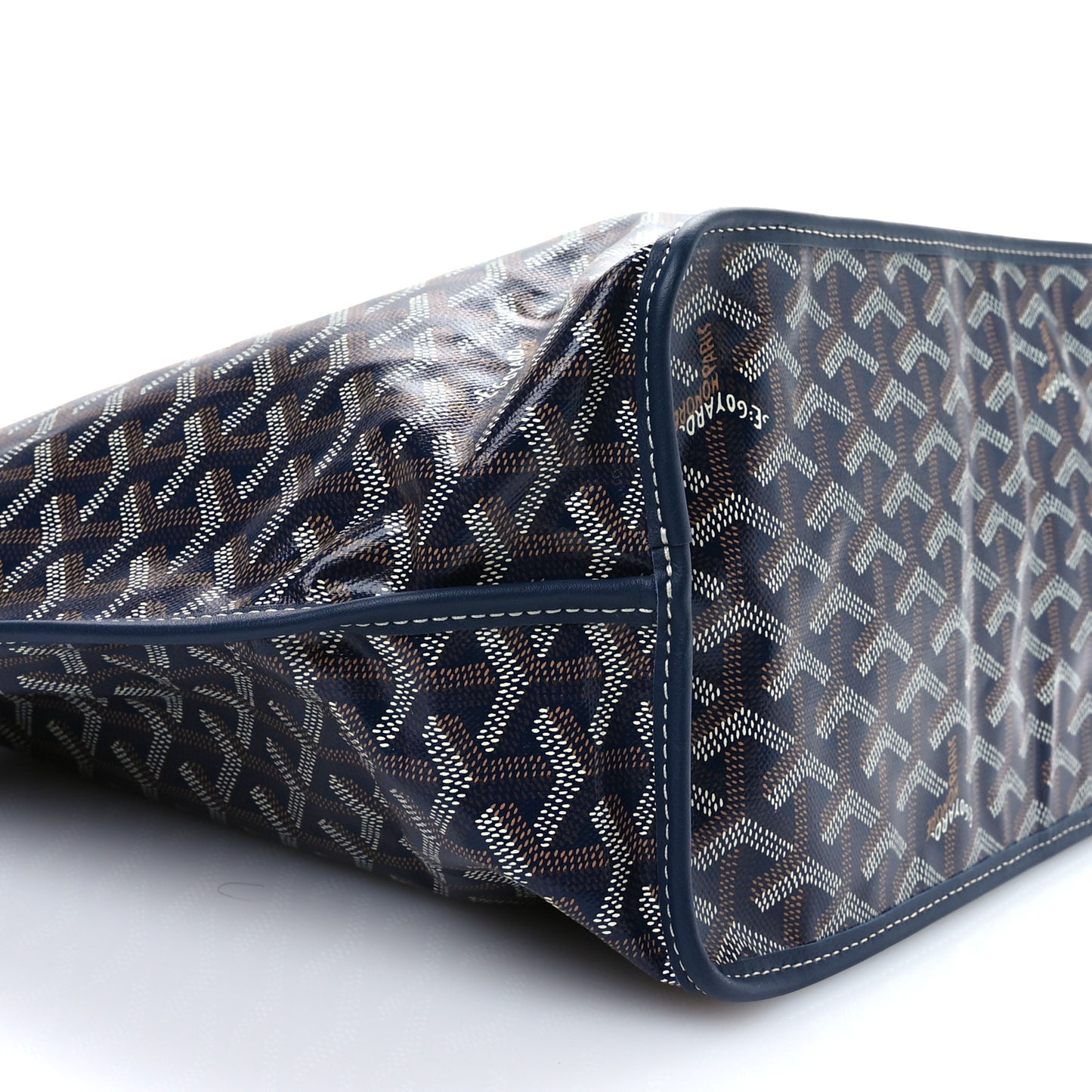 Goyardine Reversible Anjou PM Navy