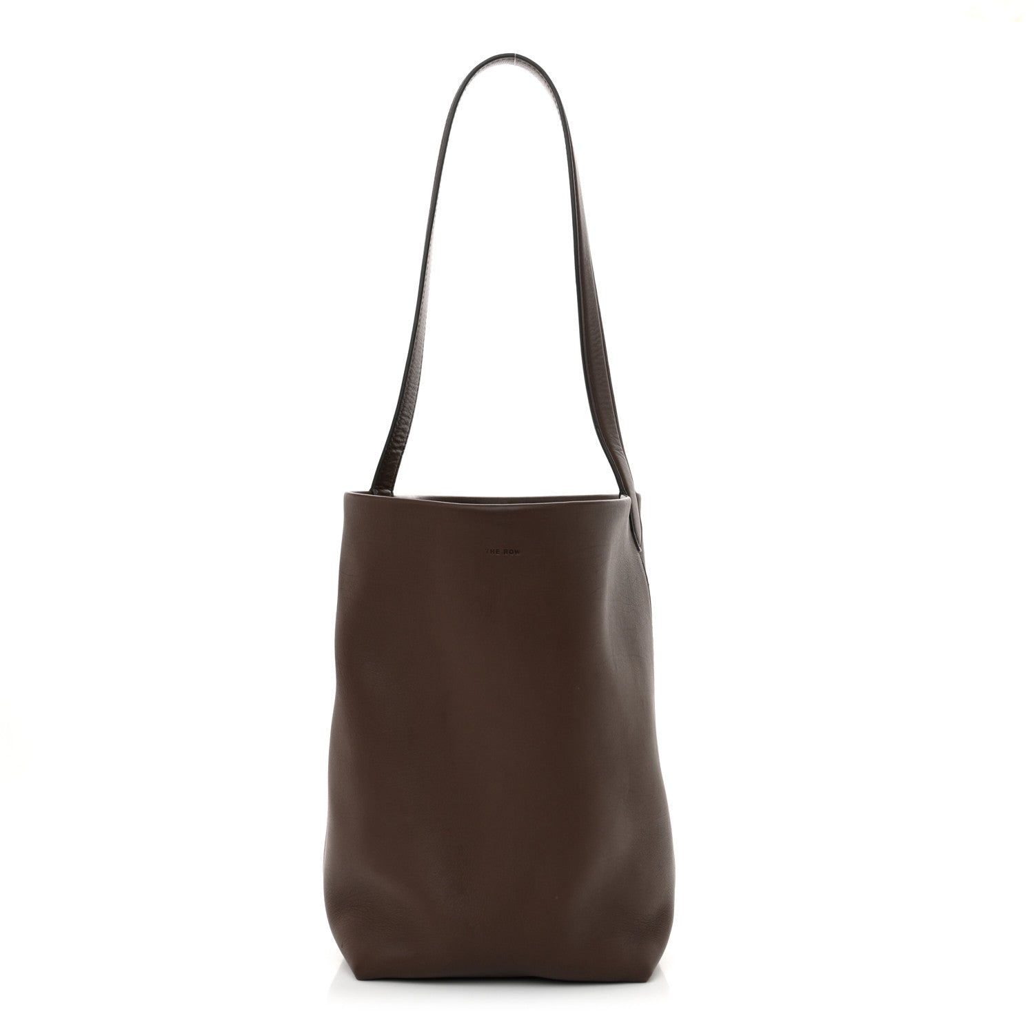 The Row Calfskin Medium N/S Park Tote Chocolate 1655785 – FASHIONPHILE