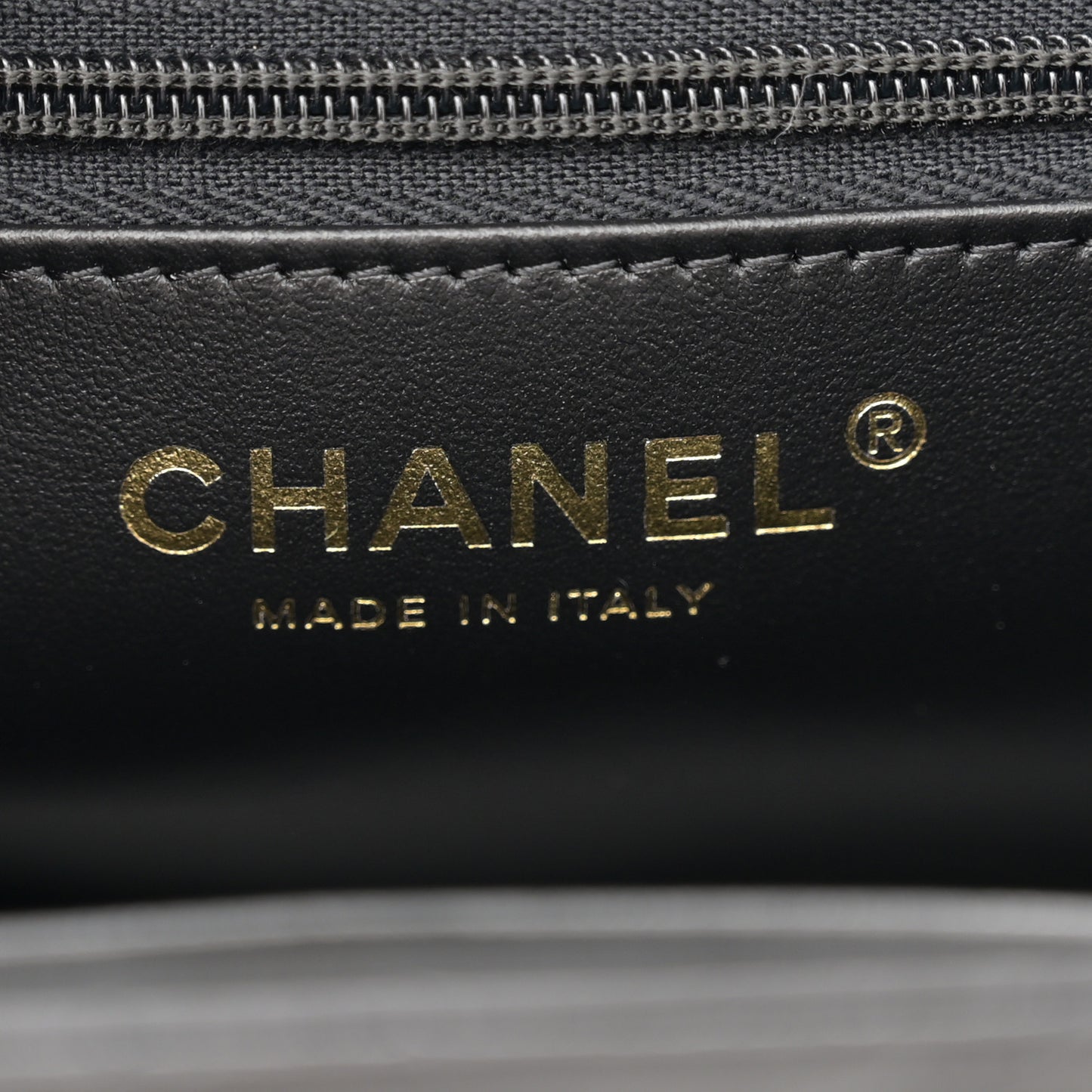 Shiny Aged Calfskin Quilted Nano Kelly Shopper Black