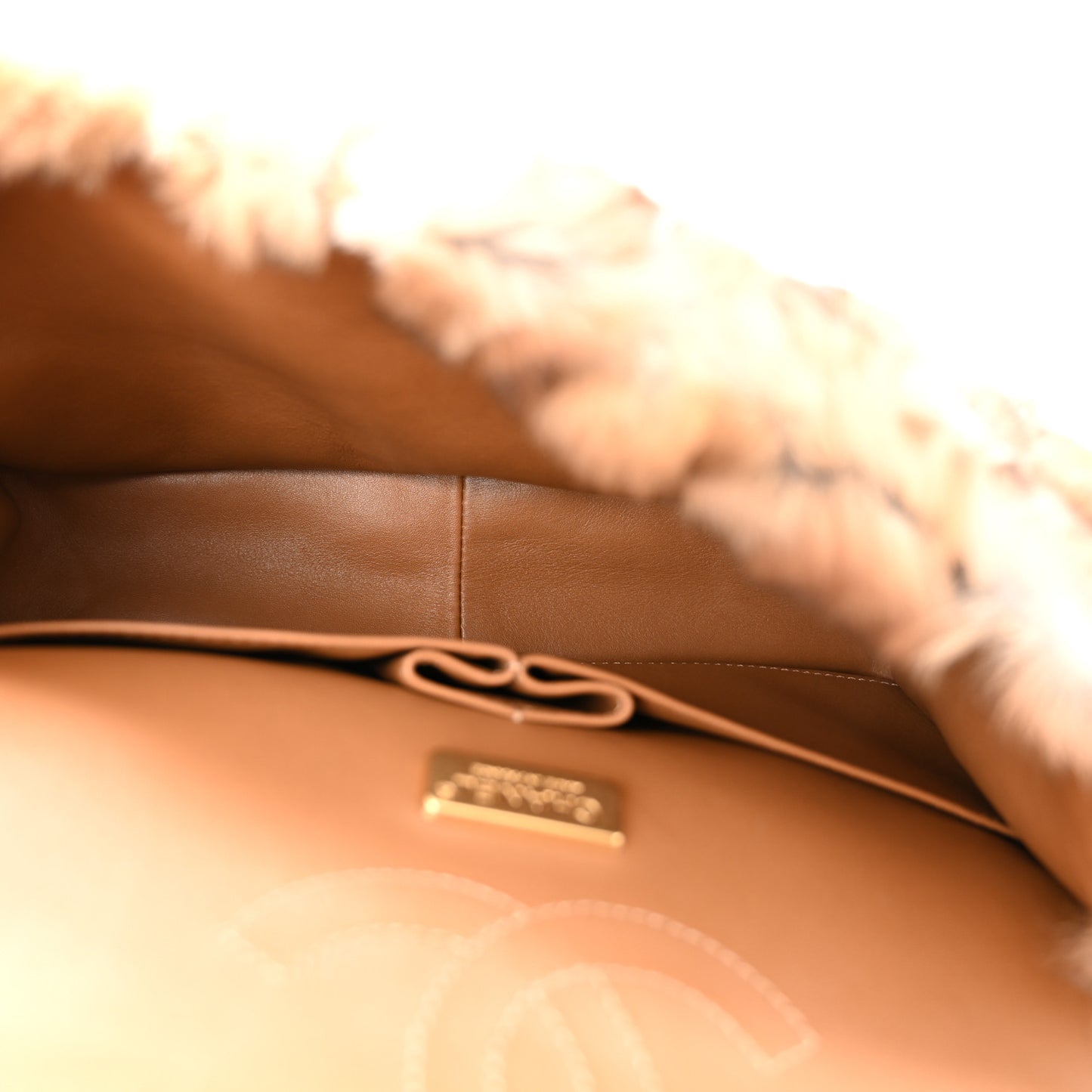 Rabbit Fur 2.55 Reissue 226 Flap Brown White