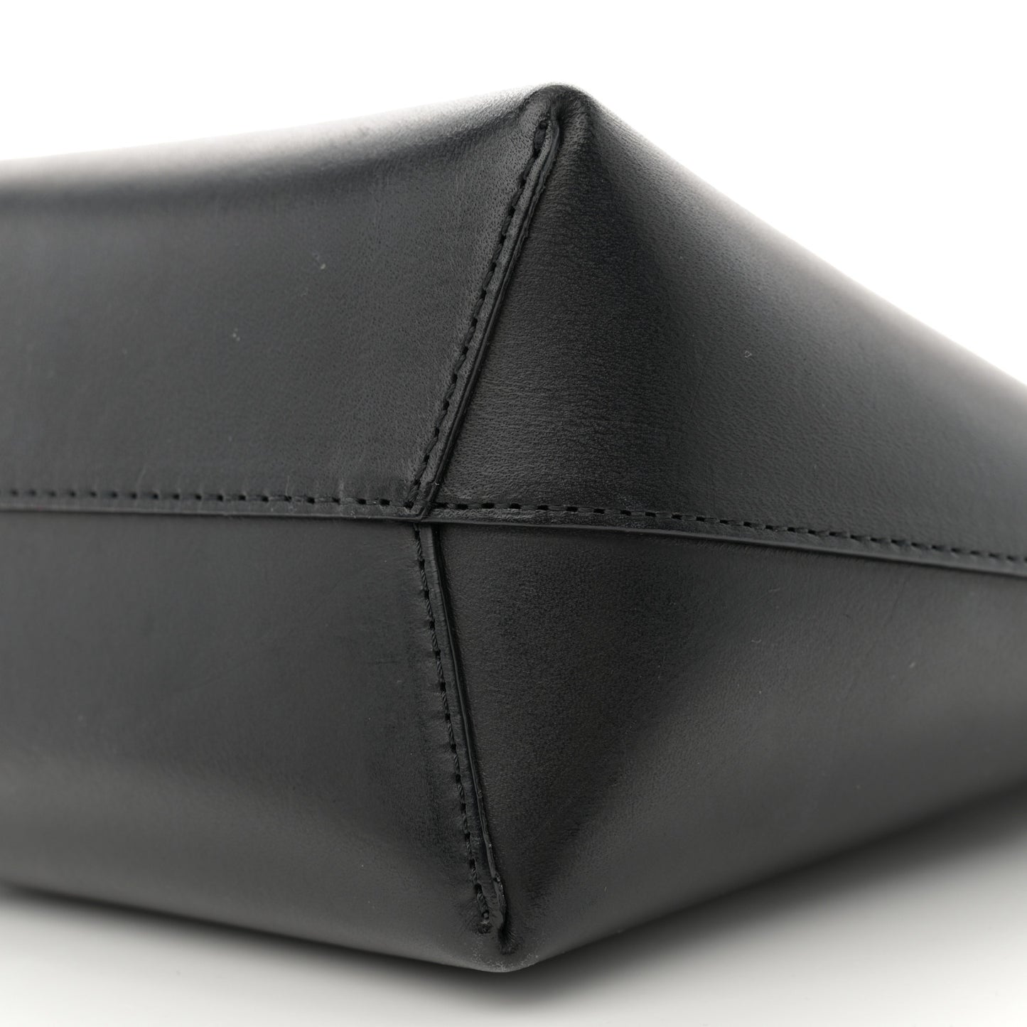 Calfskin Mini Bucket Bag Black Ballerina