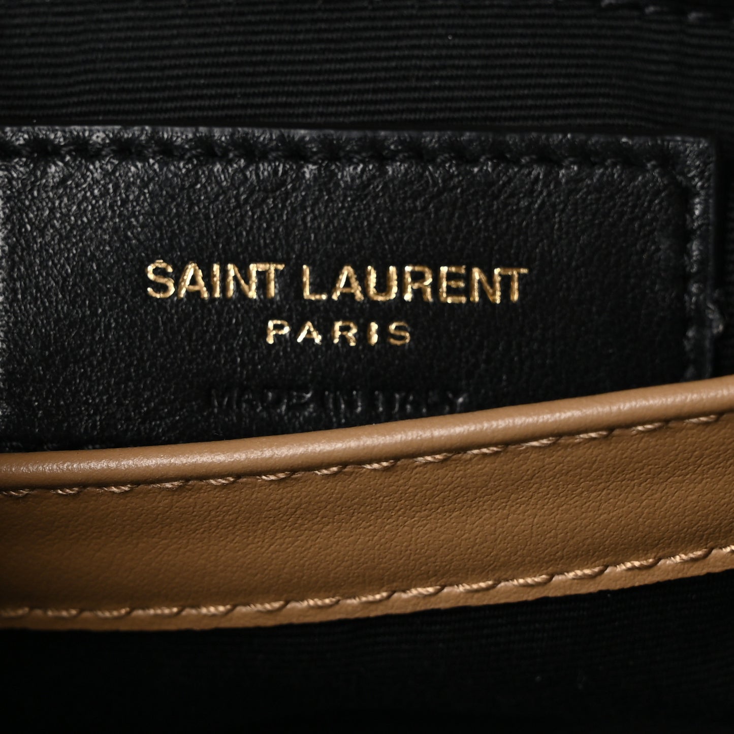 Calfskin Y Quilted Monogram Toy Loulou Crossbody Bag Latte