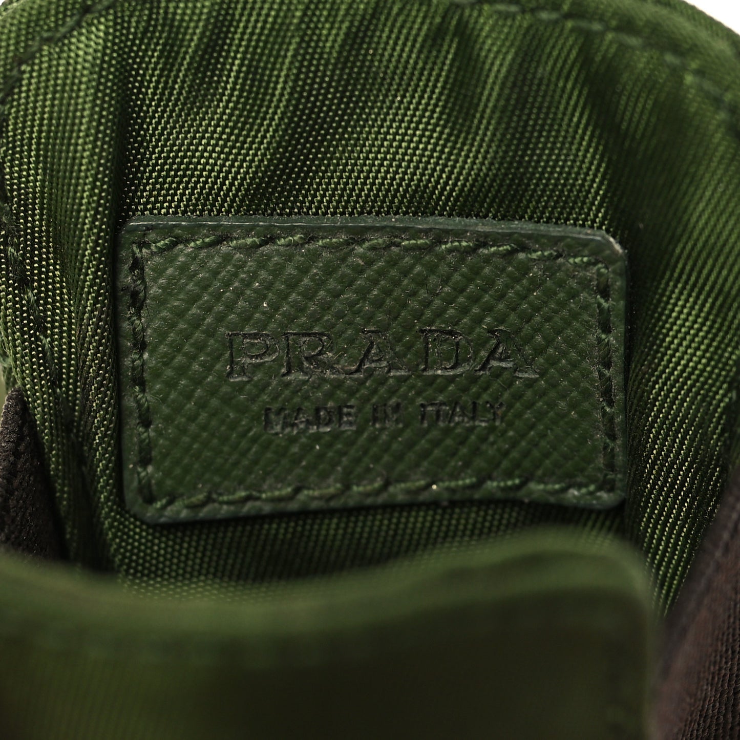 Nylon Phone Case Pouch Green