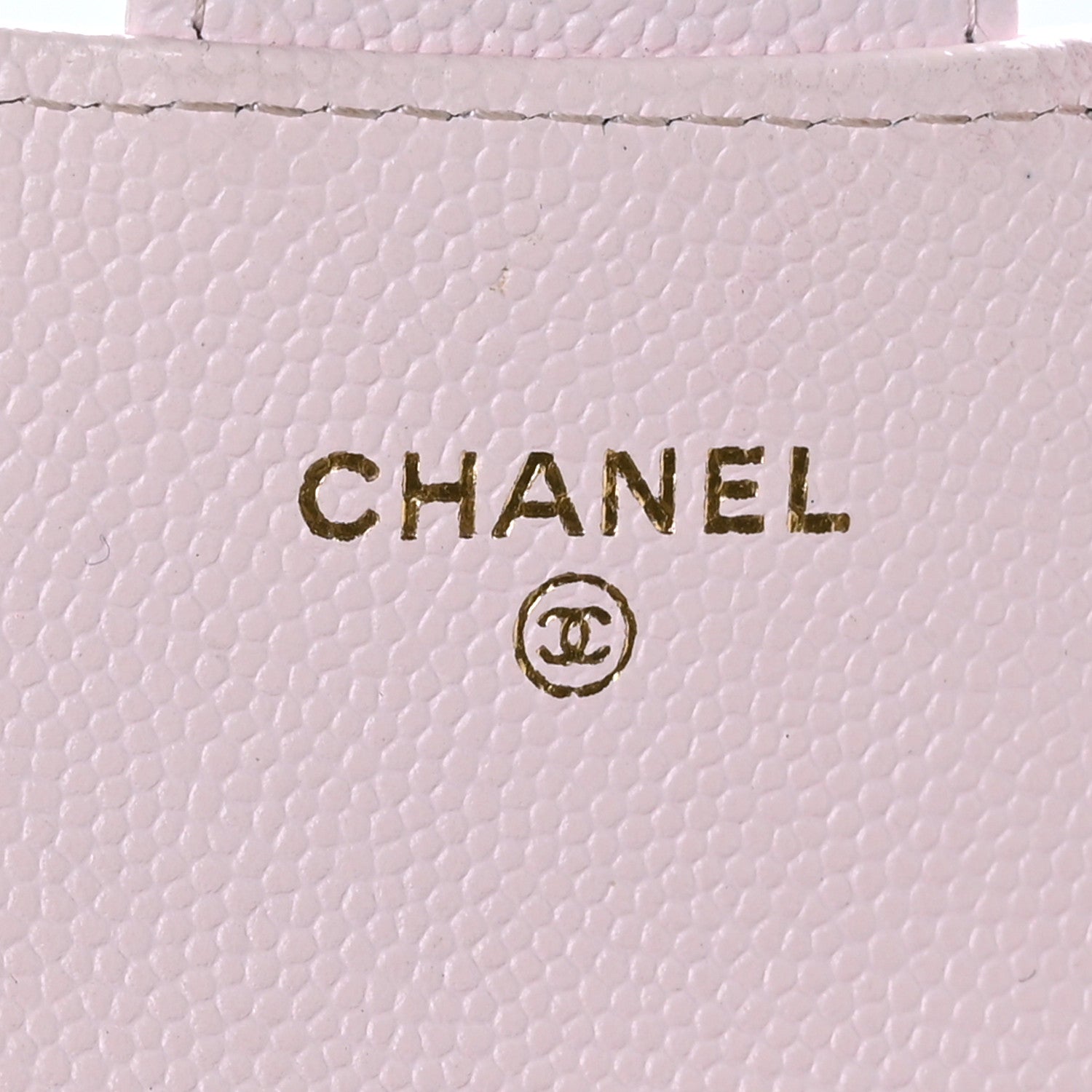 Chanel Caviar Quilted Flap Card Holder Wallet Light Pink 7 of 9