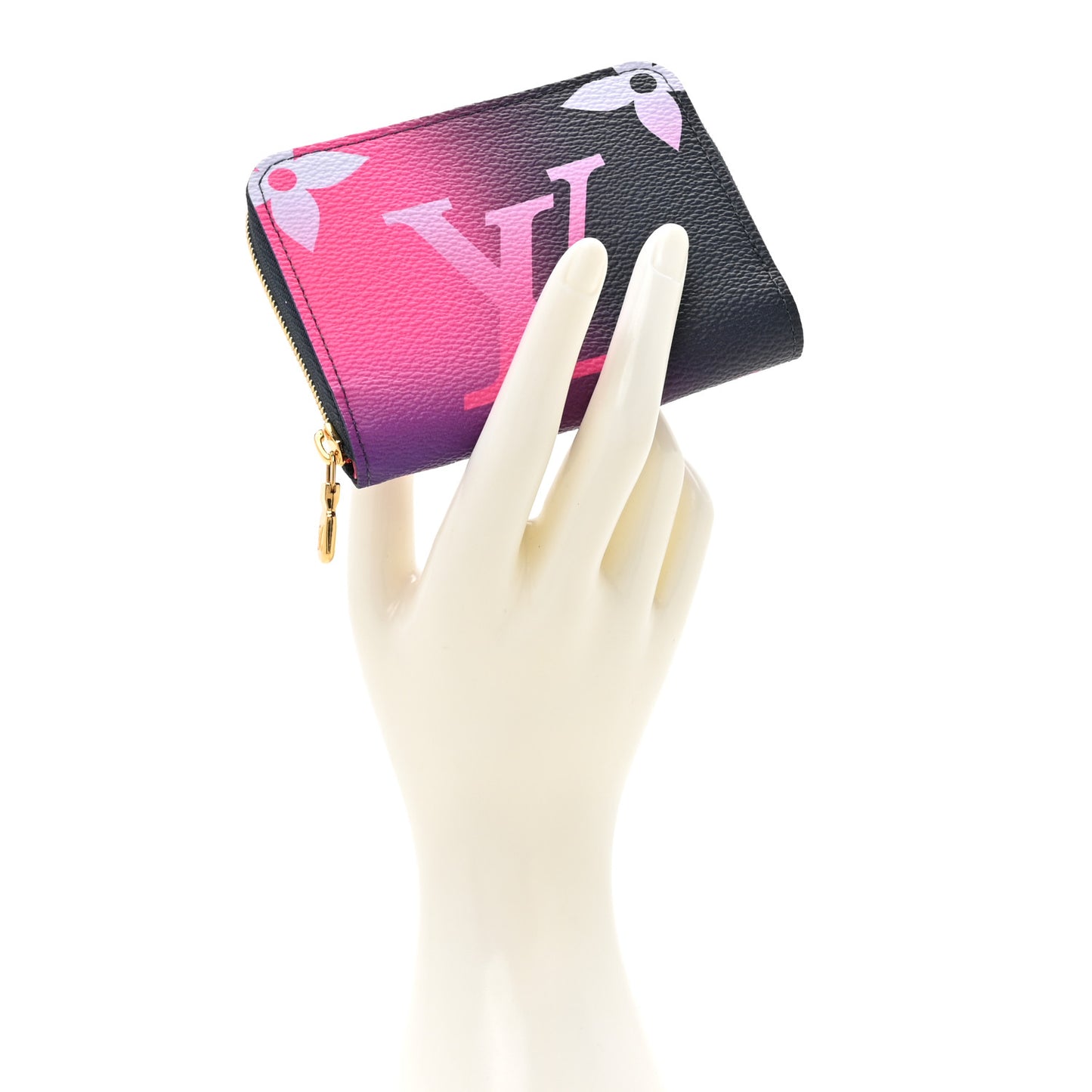 Monogram Giant Spring In The City Zippy Coin Purse Midnight Fuchsia