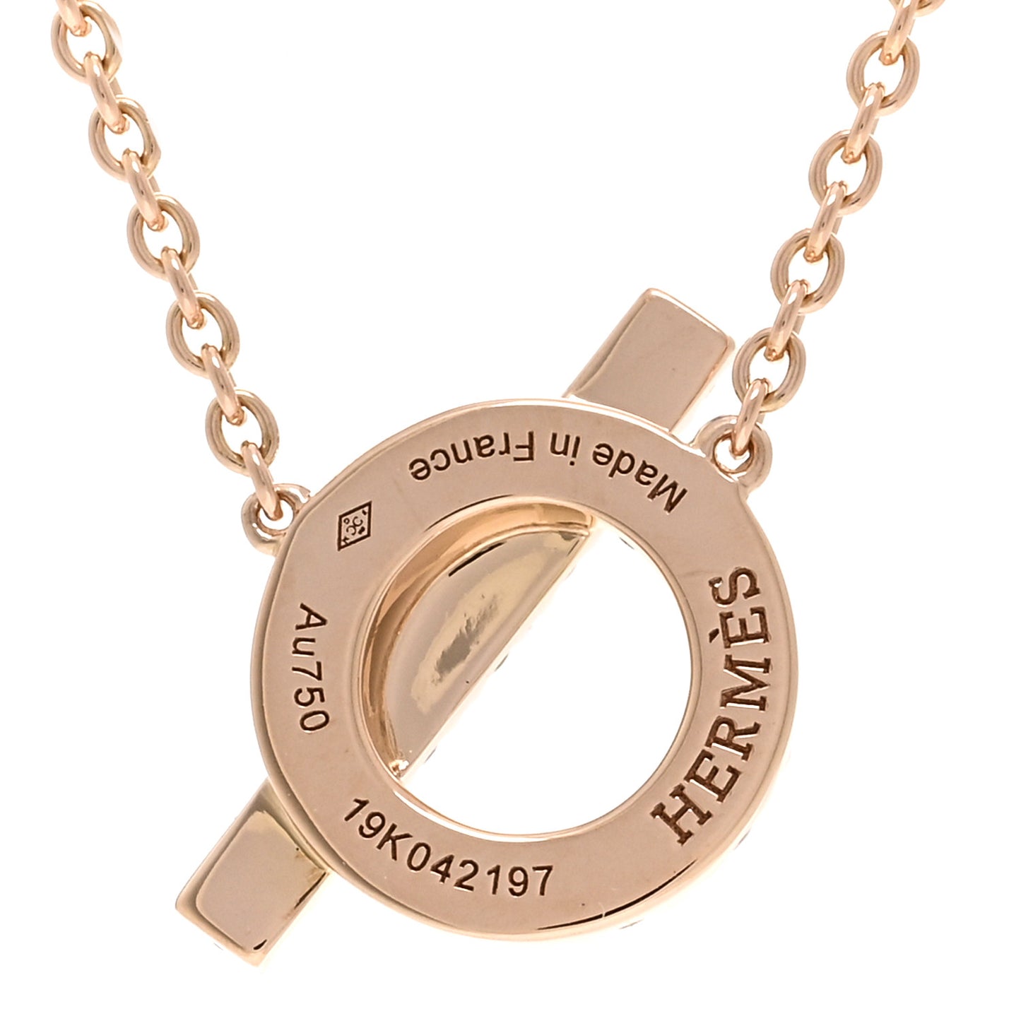 18K Rose Gold Green Sapphire Finesse Pendant Necklace