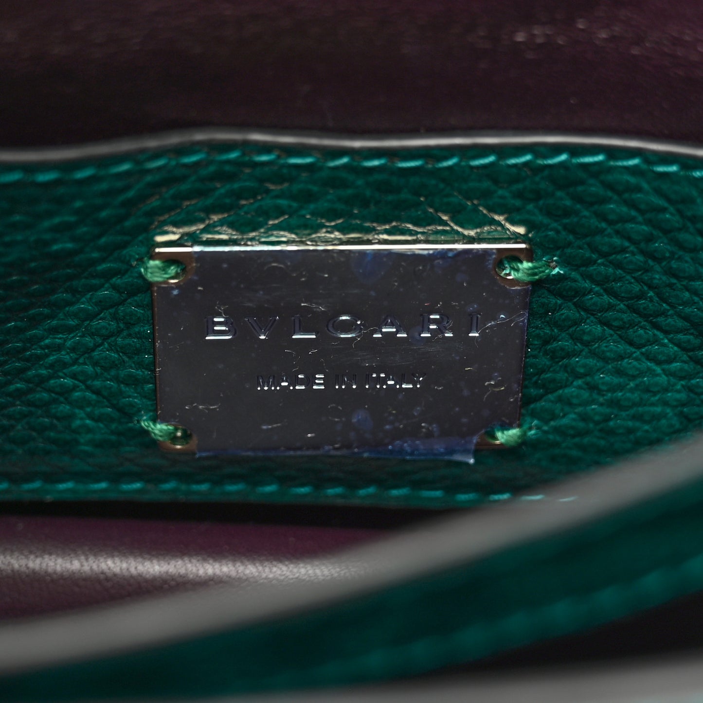Karung Serpenti Forever Crossbody Emerald Green