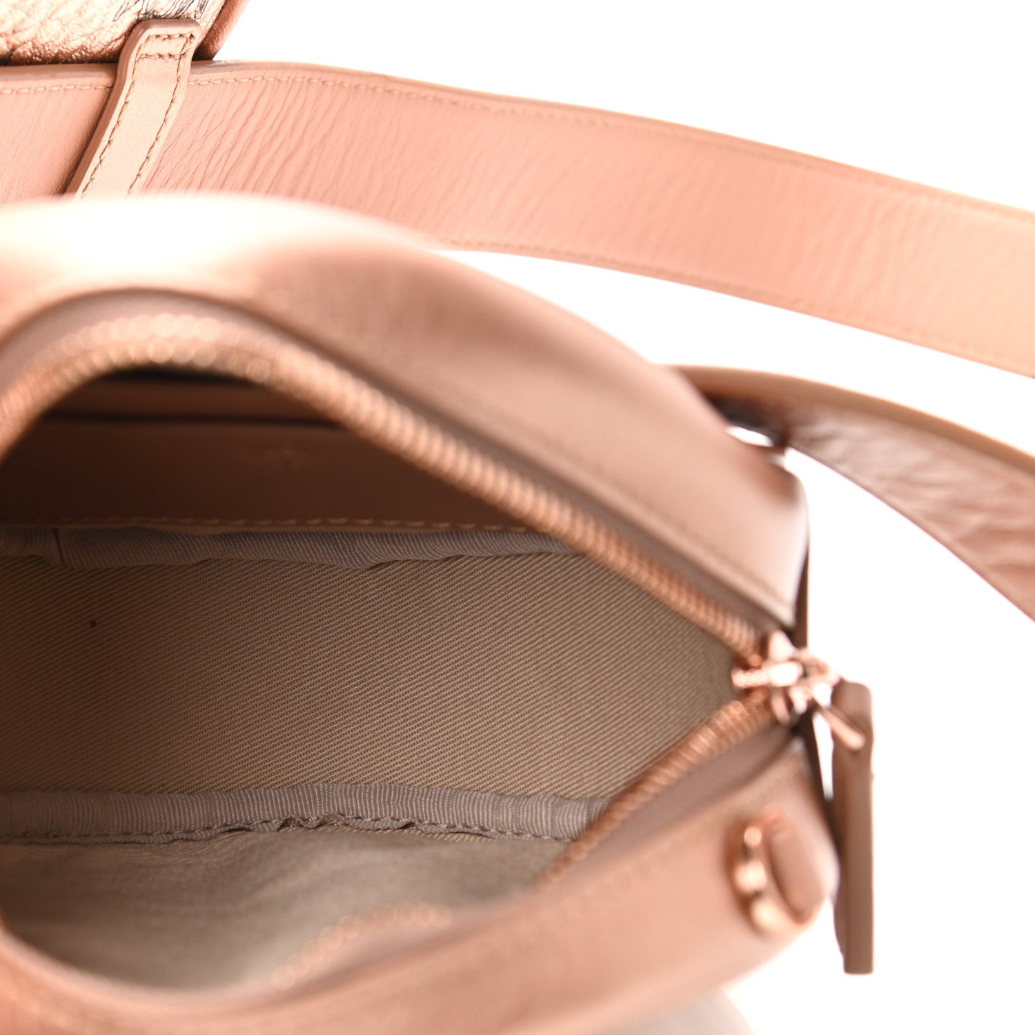 MCM Metallic Visetos Stark Original Belt Bag Champagne Gold 5 of 11