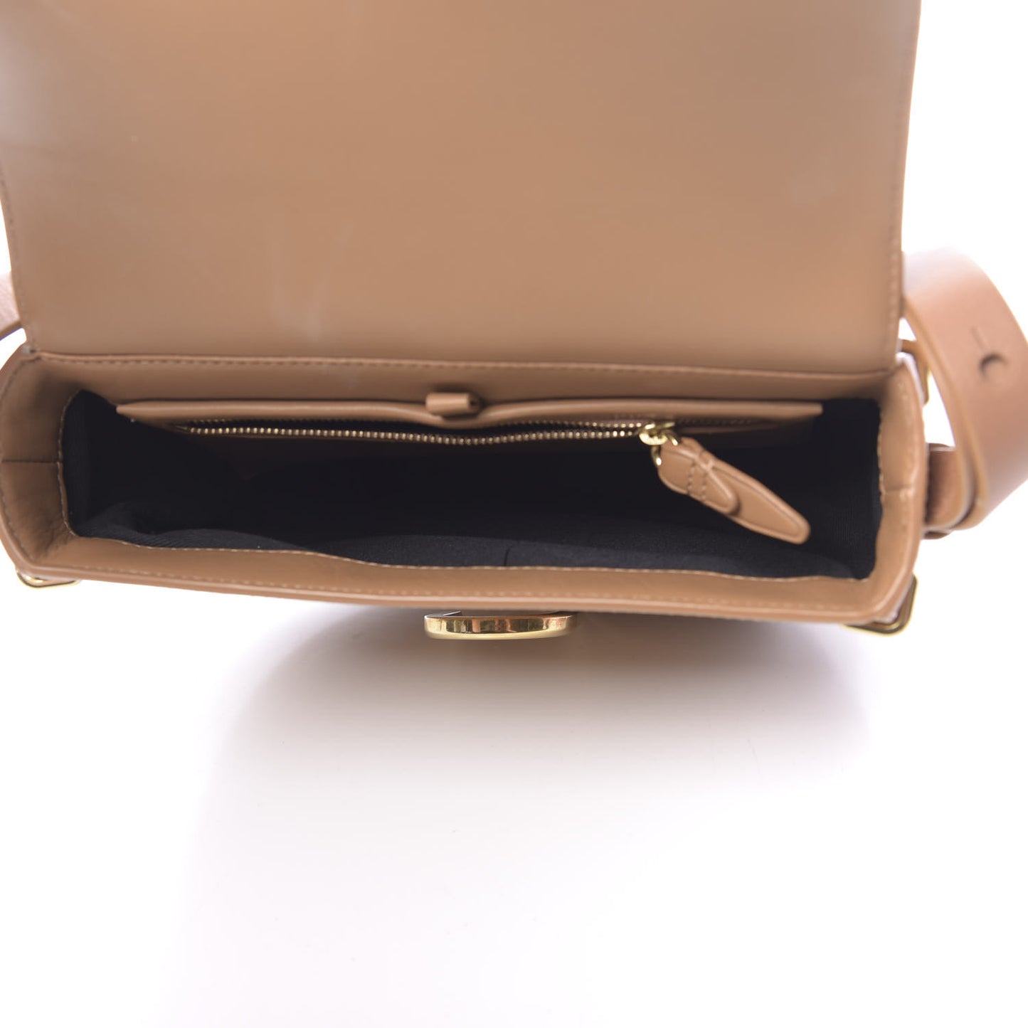 3.1 Calfskin Alix Saddle Crossbody Bag Tan