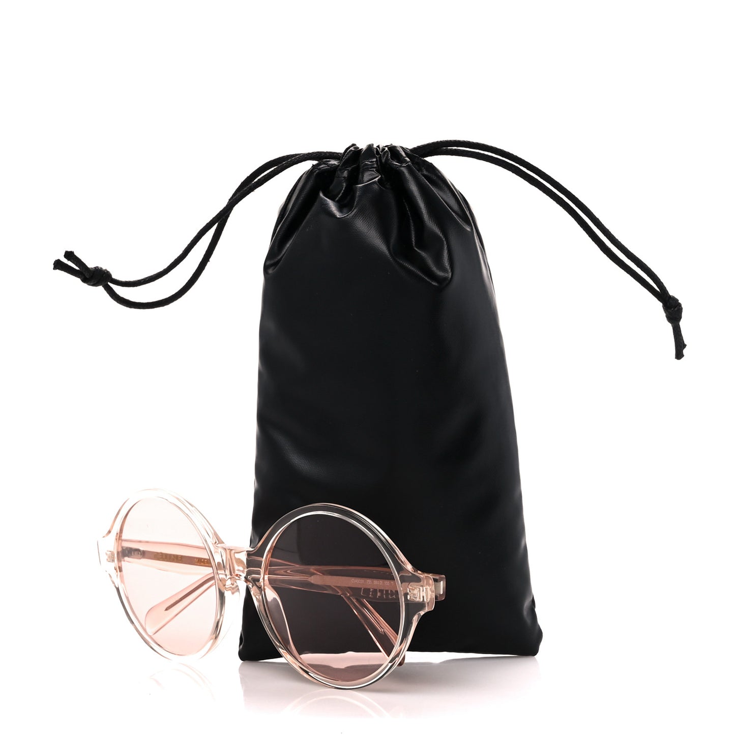 Round Sunglasses CL 40051/I Transparent Light Pink
