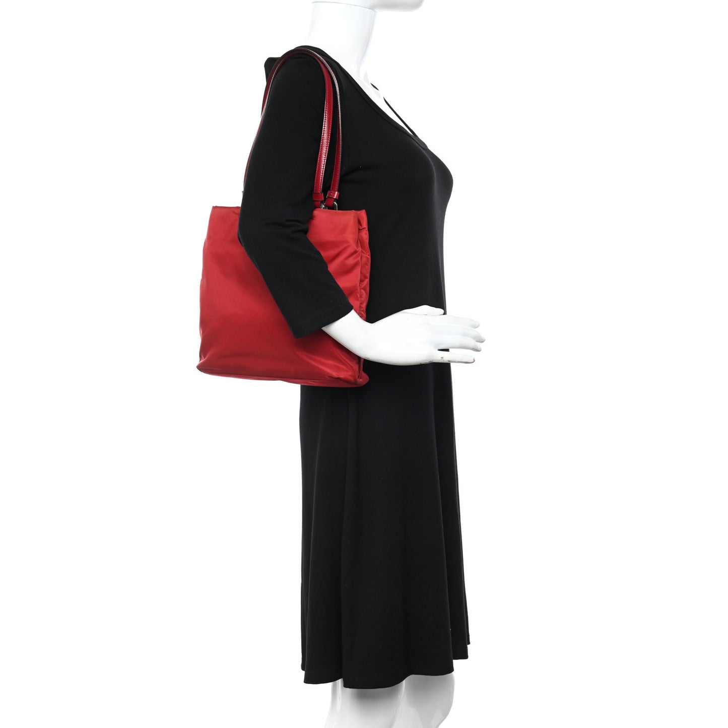 Tessuto Nylon Tote Red