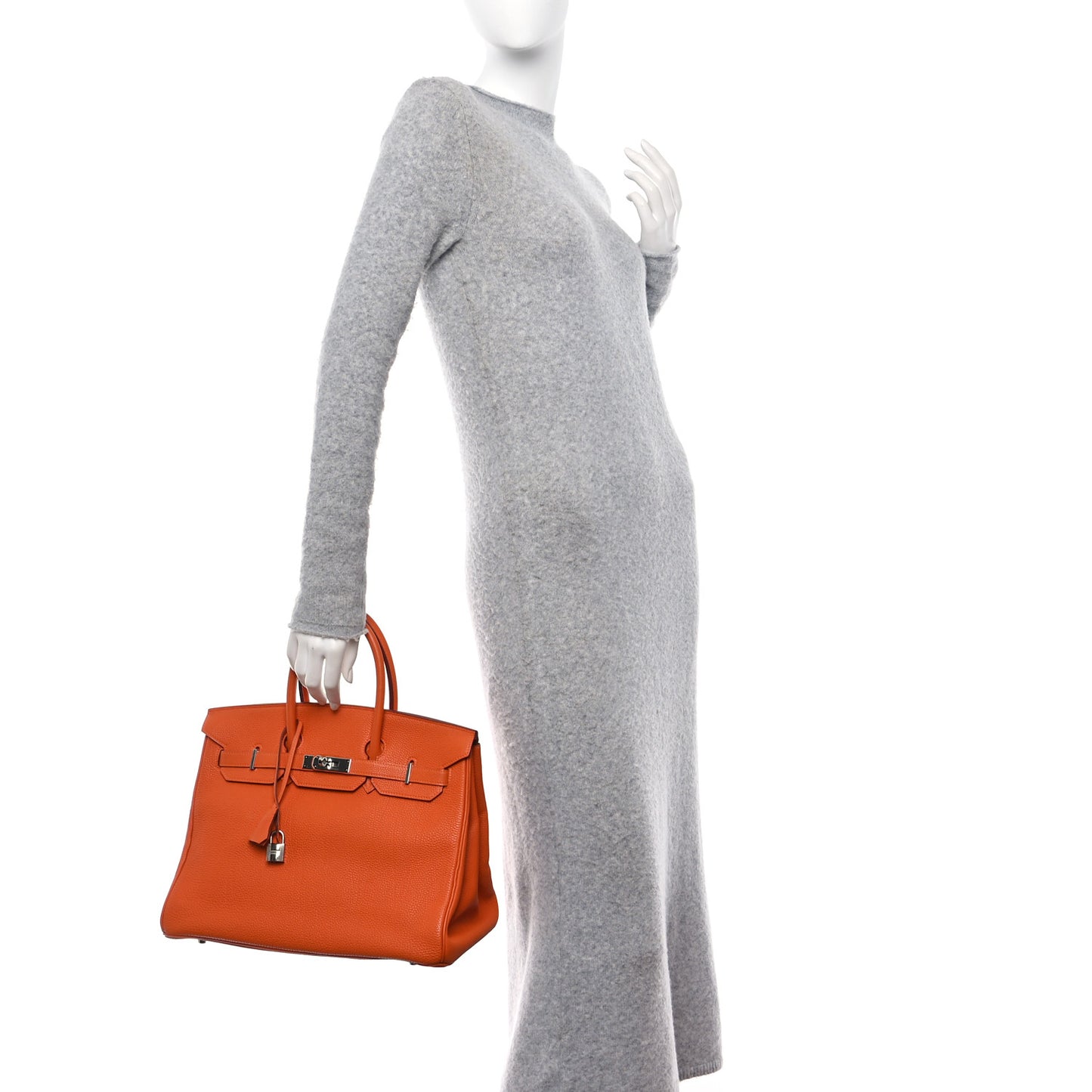 Togo Birkin 35 Orange