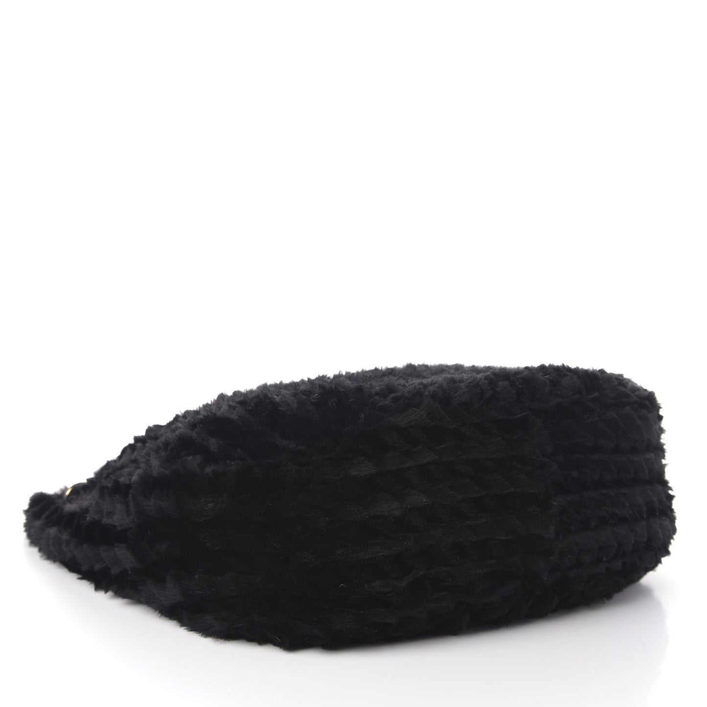 Rabbit Fur Solar Hobo Black