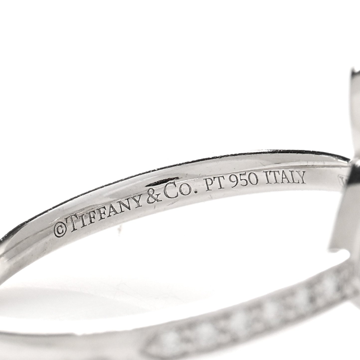 Platinum Diamond Fleur De Lis Ring 52 6
