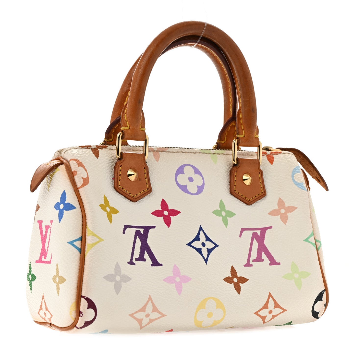 Monogram Multicolor Mini Sac HL Speedy White