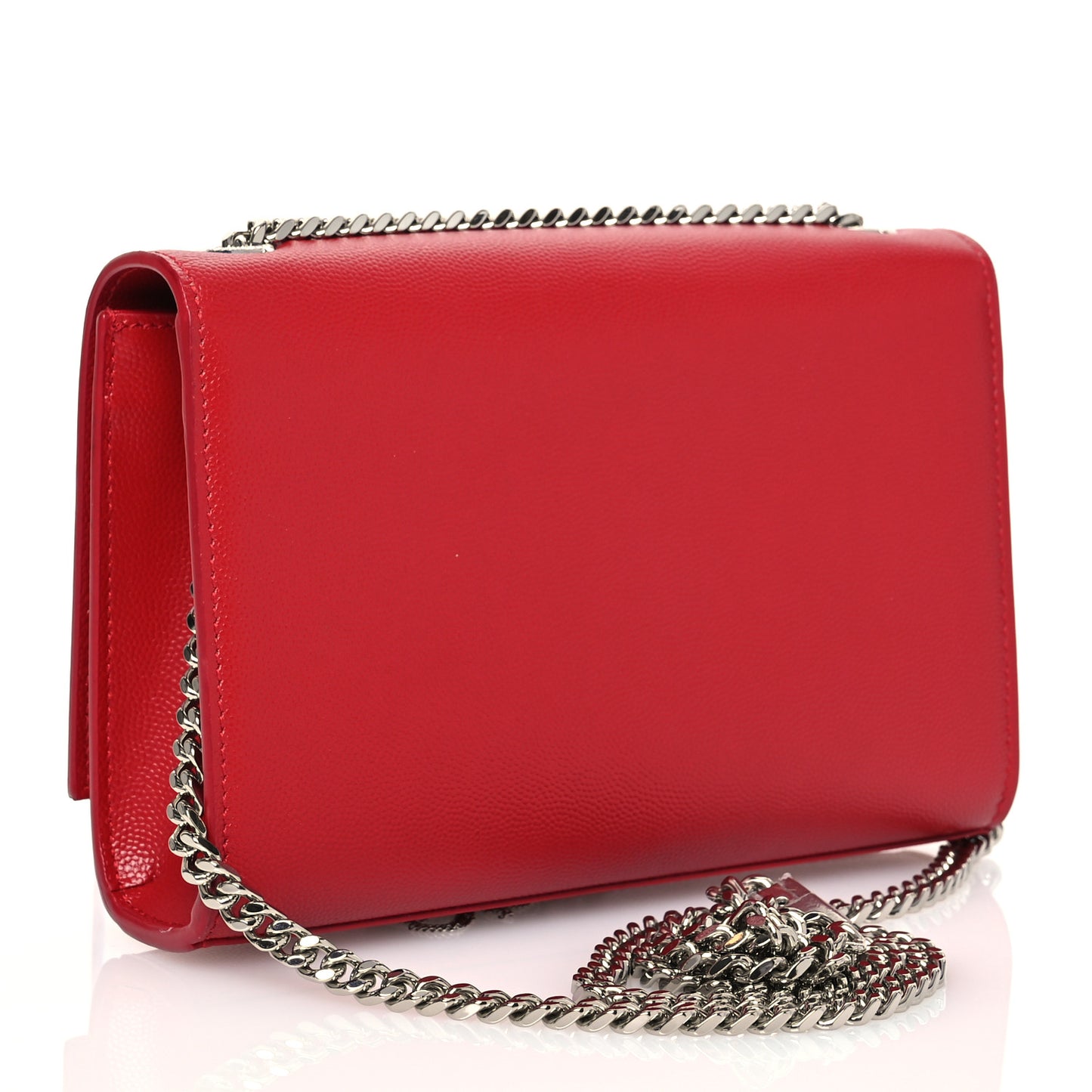 Grain De Poudre Small Classic Monogram Kate Tassel Satchel Red