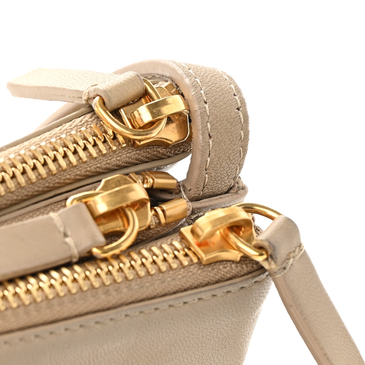 Celine Lambskin Small Trio Crossbody Bag Beige 15 of 16