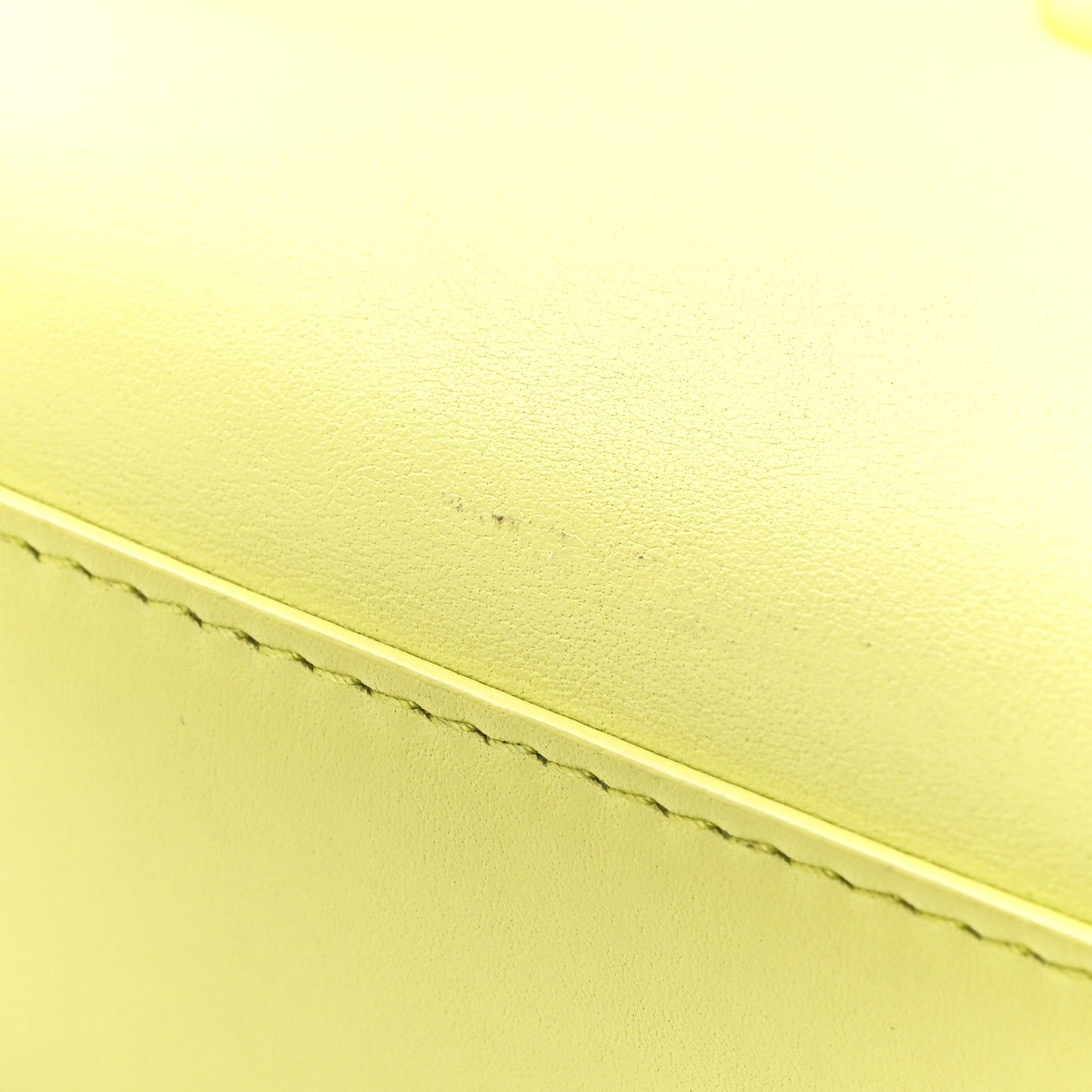 Calfskin Small The Point Triangle Bag Seagrass